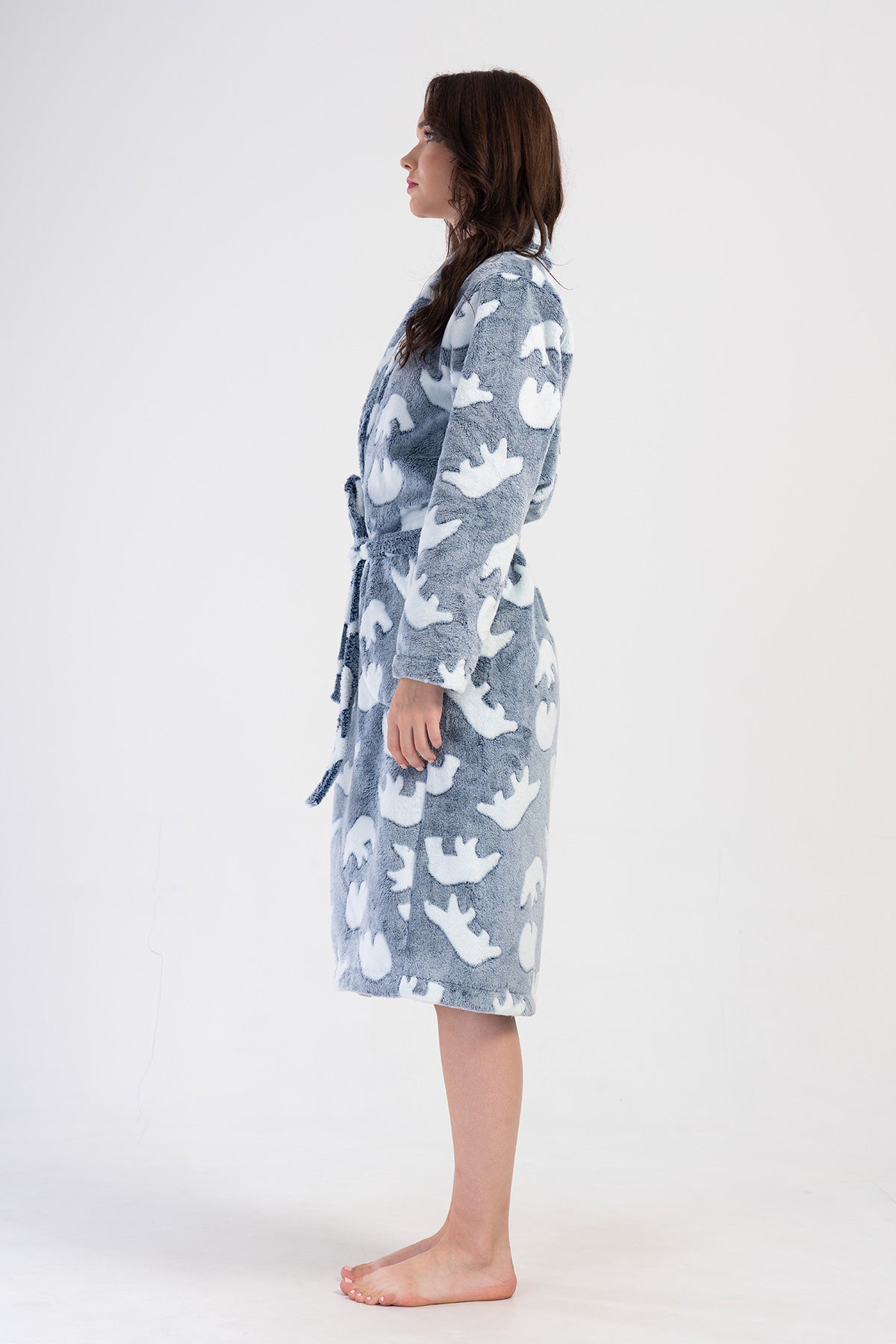 KADIN J.ULTRASOFT SAL YAKA UZUN KOL UZUN CEPLI SABAHLIK