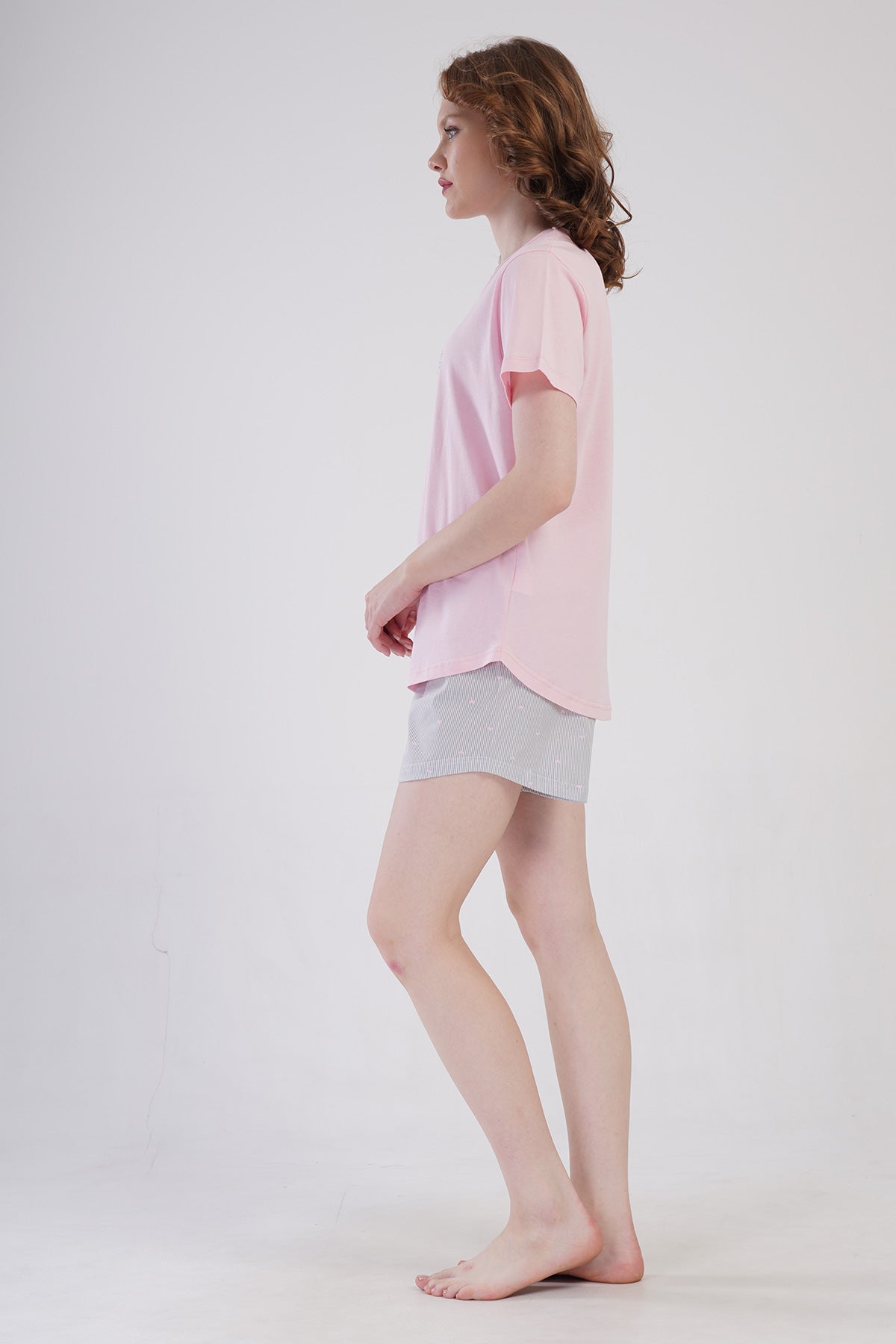 KADIN P.SUPREM XXL O YAKA KISA KOL ETEGI OVAL SORT TAKIM