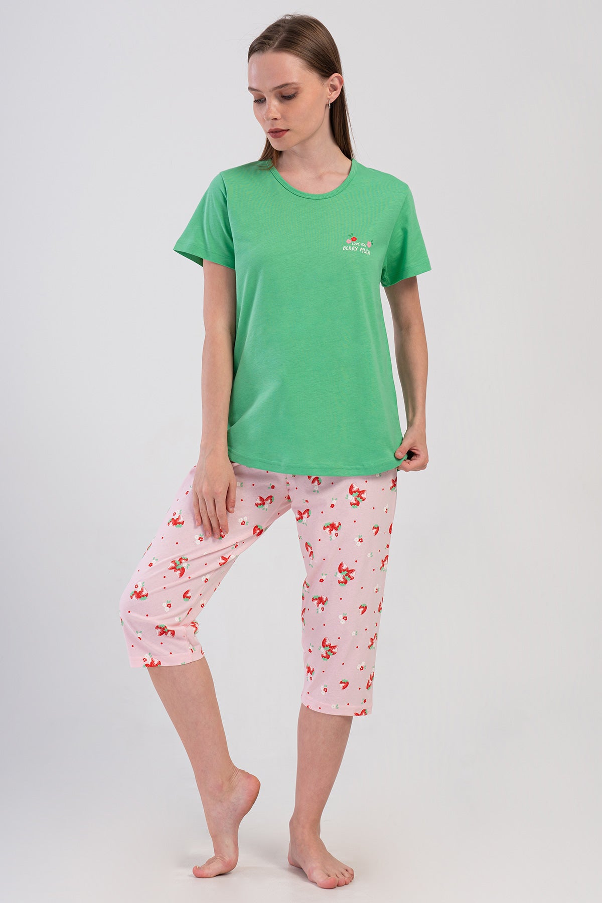 KADIN P.SUPREM XXL O YAKA KISA KOL ETEGI OVAL KAPRI TAKIM