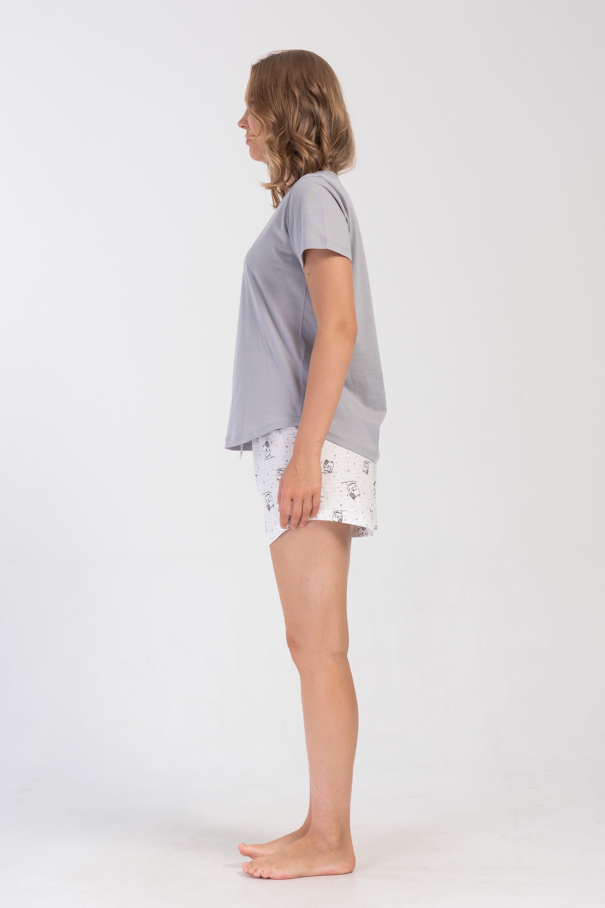 KADIN P.SUPREM O YAKA KISA KOL ETEGI OVAL SORT TAKIM