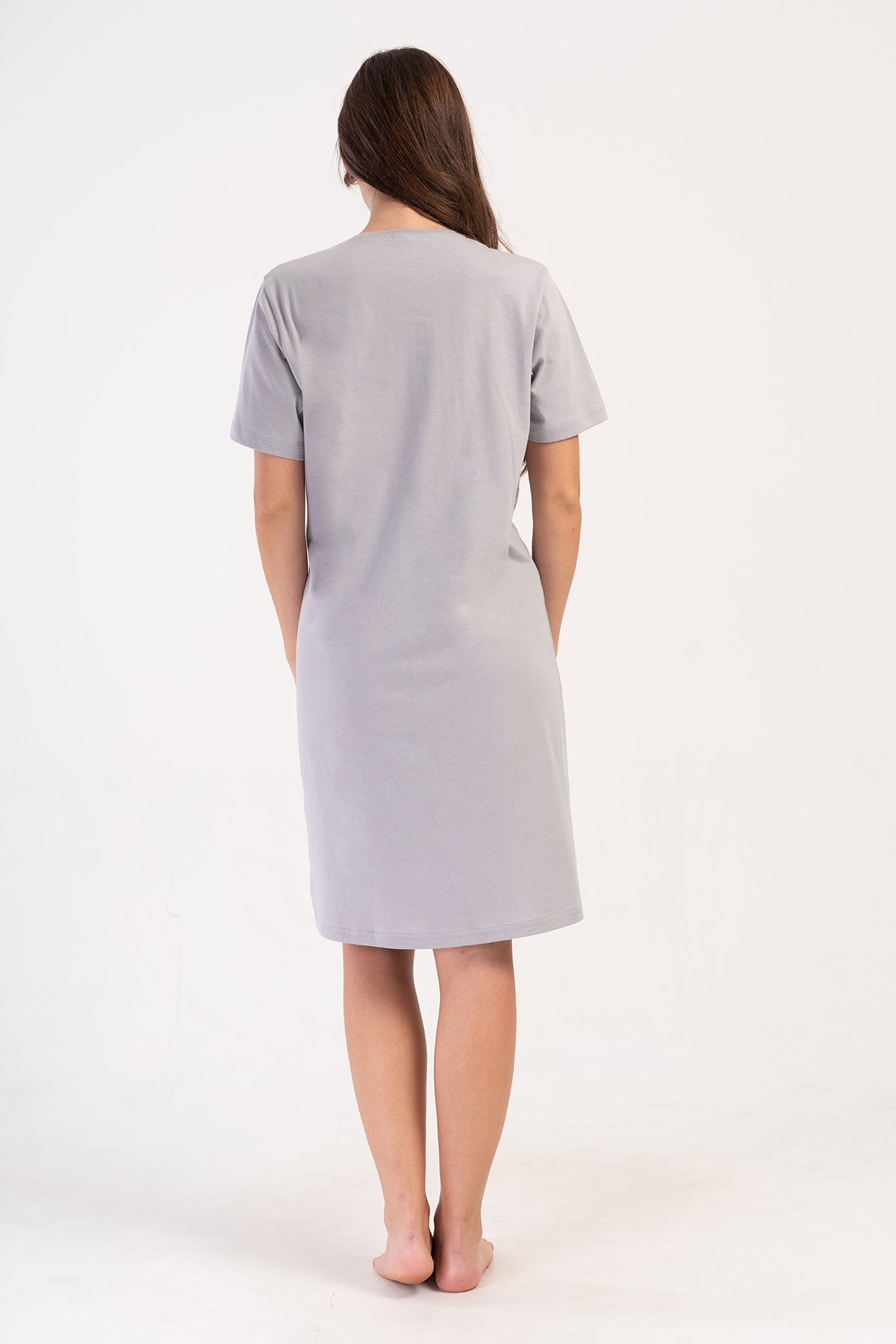 KADIN P.SUPREM CIFT PATLI KISA KOL HAMILE TUNIK