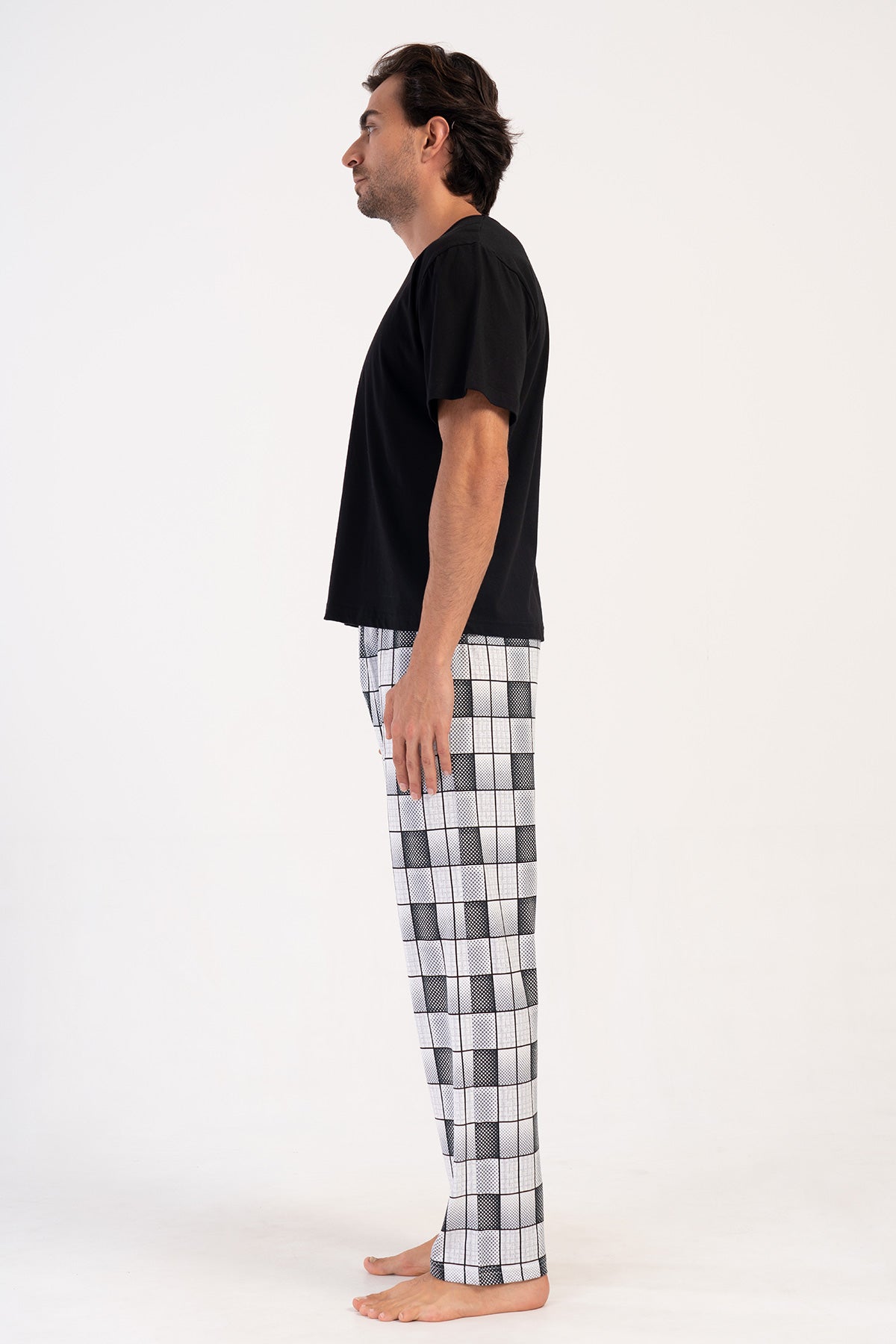 CEPLI ERKEK P.SUPREM TEK ALT PIJAMA - GRI