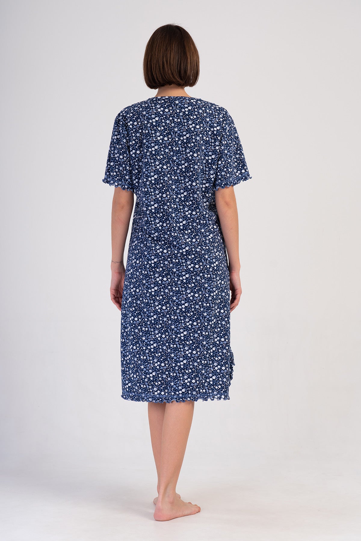 KADIN P.SUPREM XXL V YAKA BIBILALI KISA KOL BABANNE GECELIK