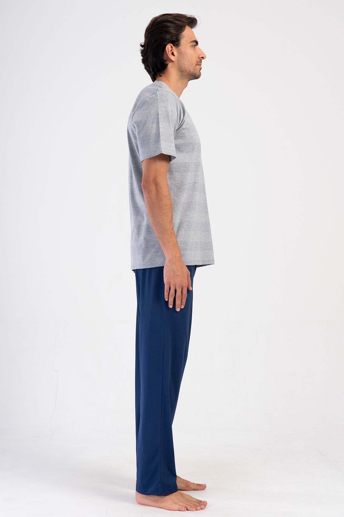 CEPLI ERKEK P.SUPREM O YAKA KISA KOL PIJAMA TAKIM