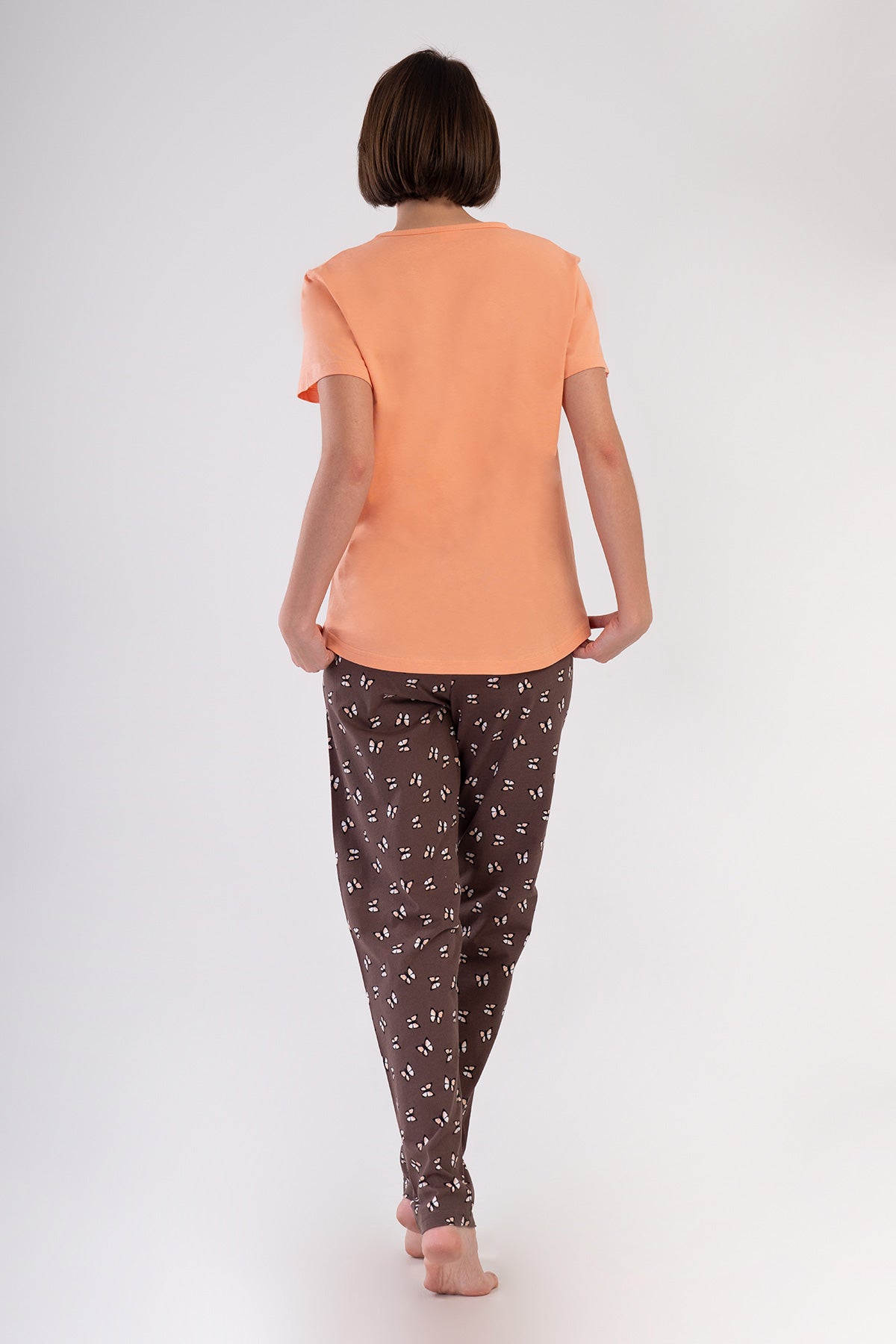 KADIN P.SUPREM XXL O YAKA KISA KOL ETEGI OVAL PIJAMA TAKIM