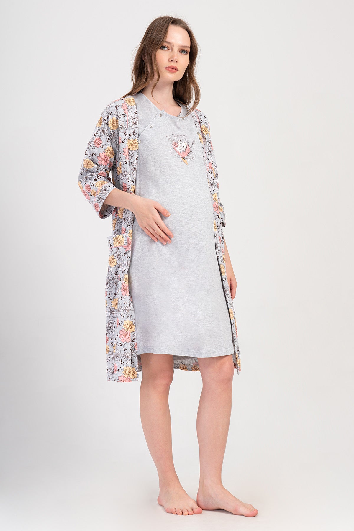 KADIN P.SUPREM 3/4 KOL HAMILE SABAHLIK TAKIM