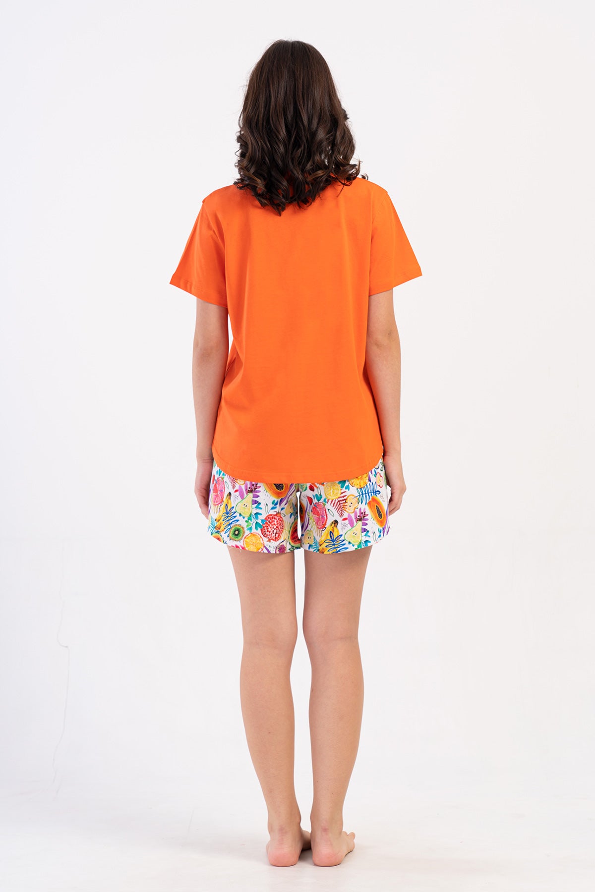 KADIN P.SUPREM XXL O YAKA KISA KOL ETEGI OVAL SORT TAKIM