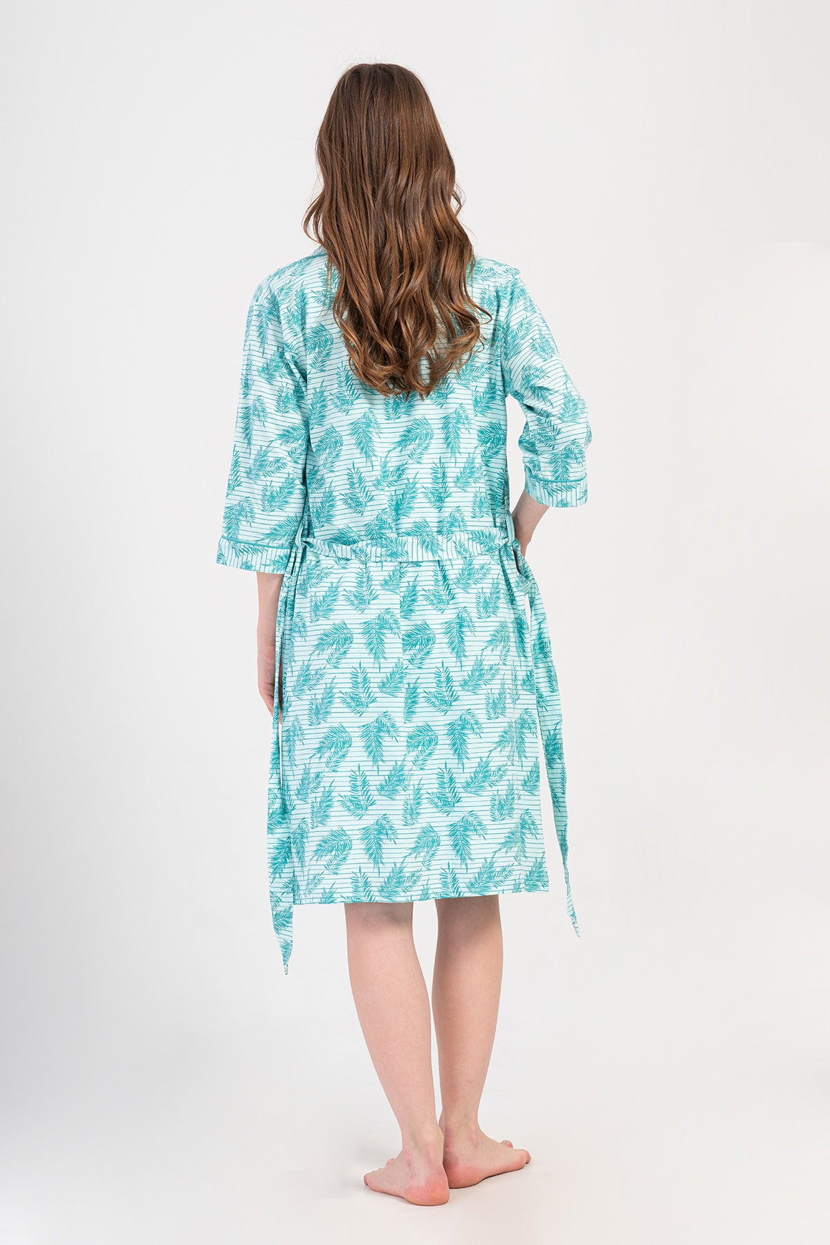 KADIN P.SUPREM IP ASKILI HAMILE TUNIK 3/4 KOL SABAHLIK TAKIM