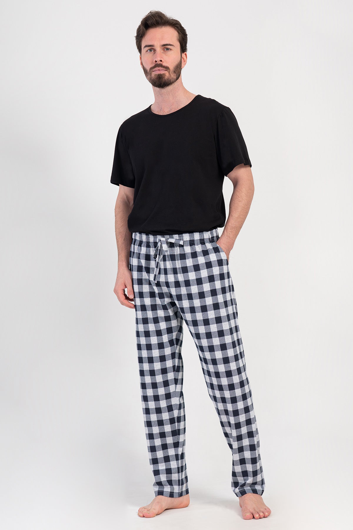 CEPLI ERKEK P.SUPREM TEK ALT PIJAMA - LACIVERT