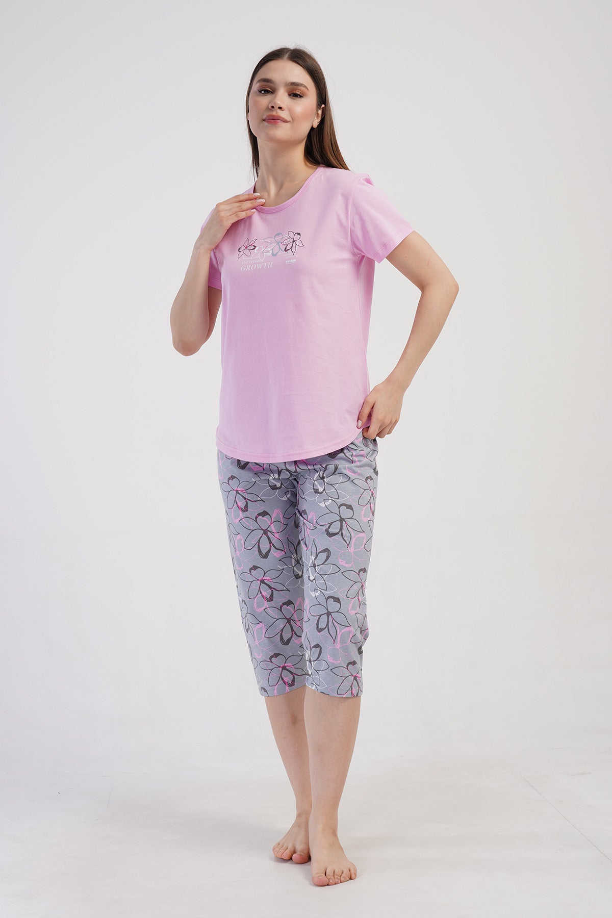 KADIN P.SUPREM O YAKA KISA KOL ETEGI OVAL KAPRI TAKIM