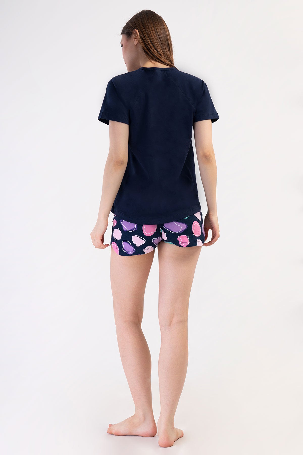 KADIN LYC SUPREM O YAKA REGLAN KISA KOL ETEGI OVAL SORT TAKIM