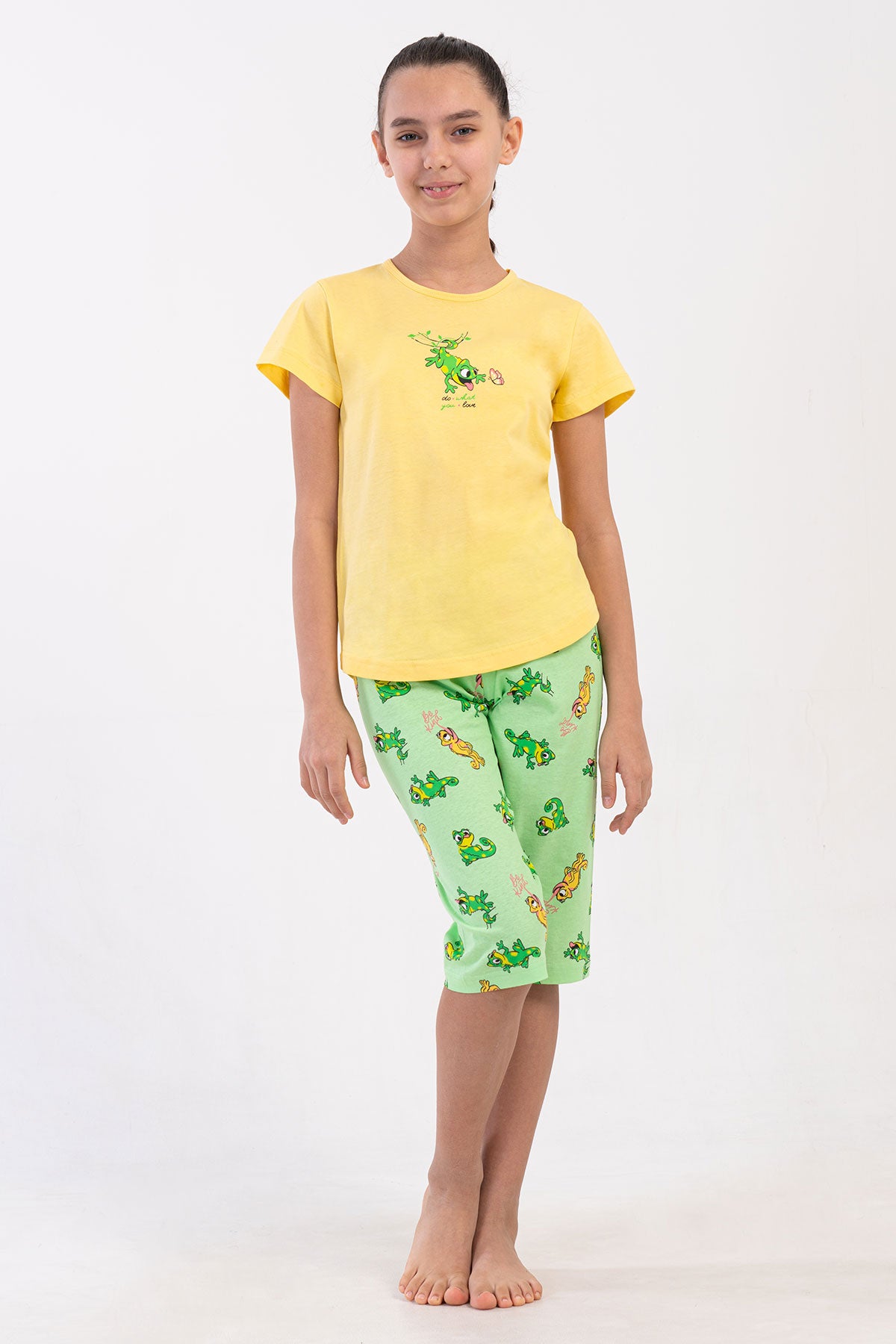 KIZ COCUK P.SUPREM O YAKA KISA KOL ETEGI OVAL KAPRI TAKIM(7-8/13-14)