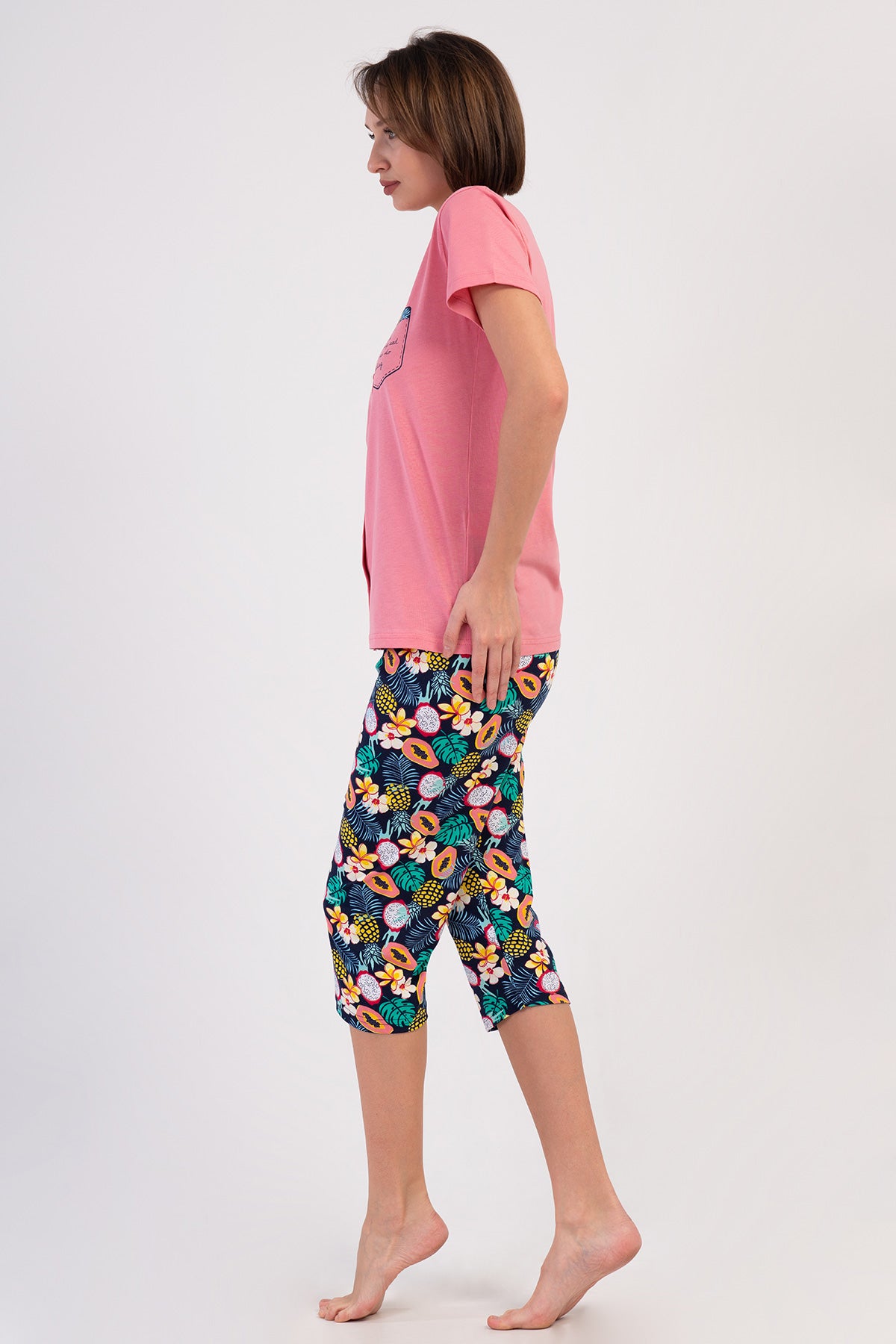 KADIN P.SUPREM TAMAMI DUGMELI KISA KOL KAPRI TAKIM