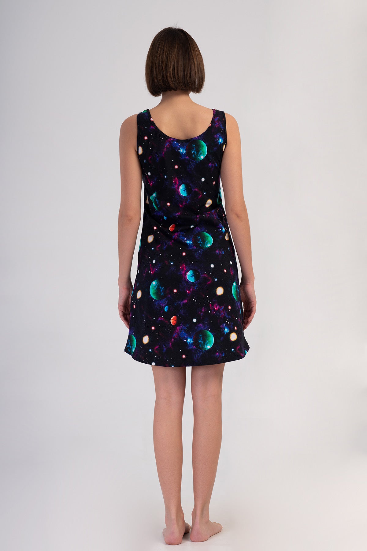 KADIN LYC SUPREM O YAKA GENIS ASKILI ETEGI OVAL TUNIK