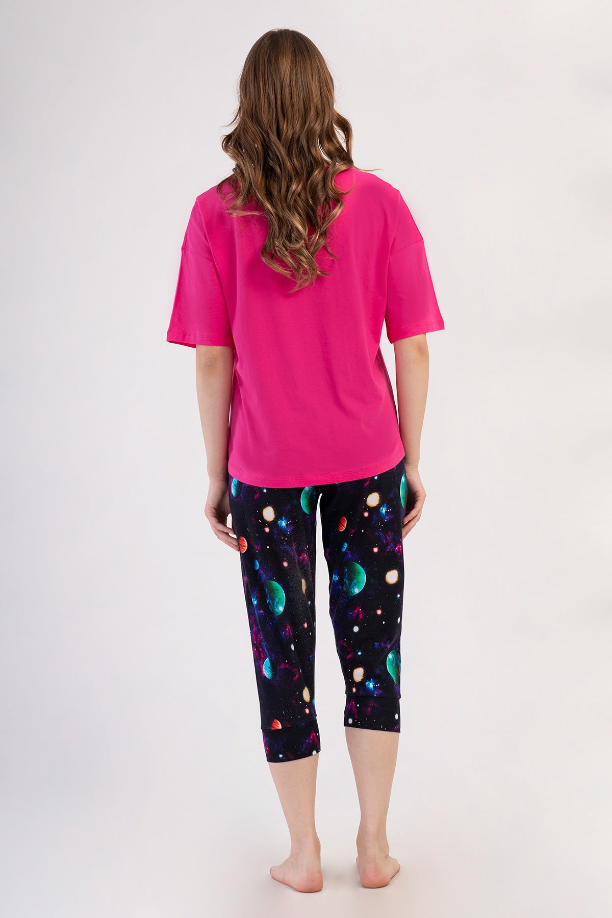 KADIN LYC SUPREM XXL O YAKA DUSUK OMUZLU KISA KOL ETEGI OVAL MANSETLI KAPRI TAKIM