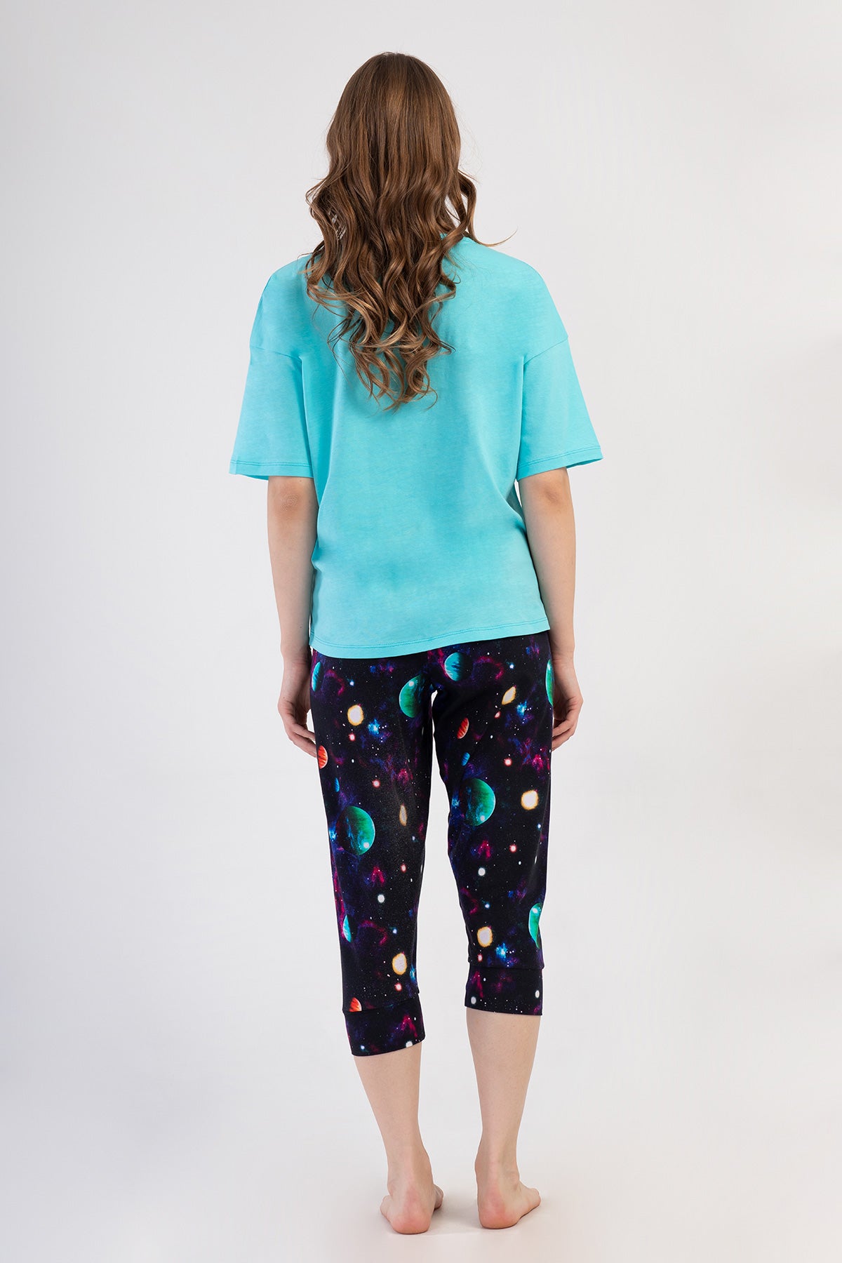 KADIN LYC SUPREM XXL O YAKA DUSUK OMUZLU KISA KOL ETEGI OVAL MANSETLI KAPRI TAKIM