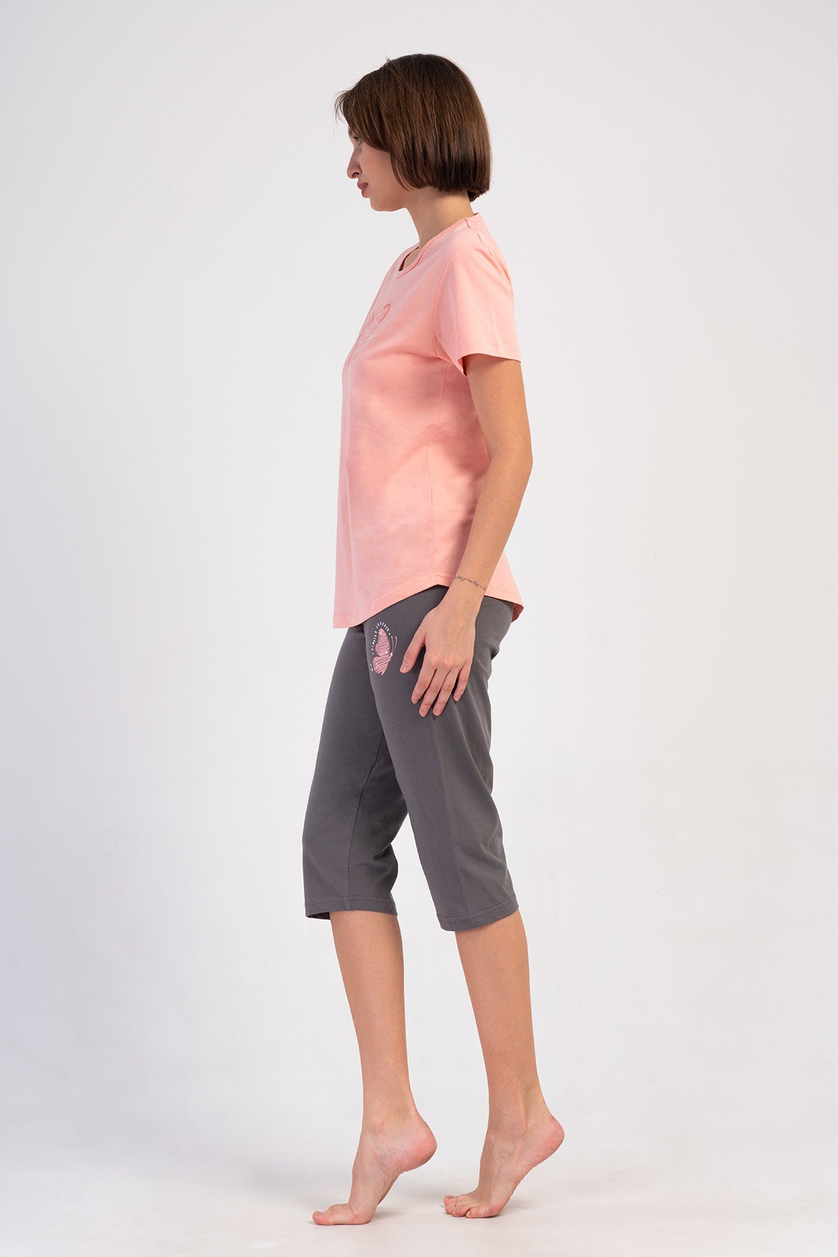 KADIN P.SUPREM O YAKA KISA KOL ETEGI OVAL KAPRI TAKIM