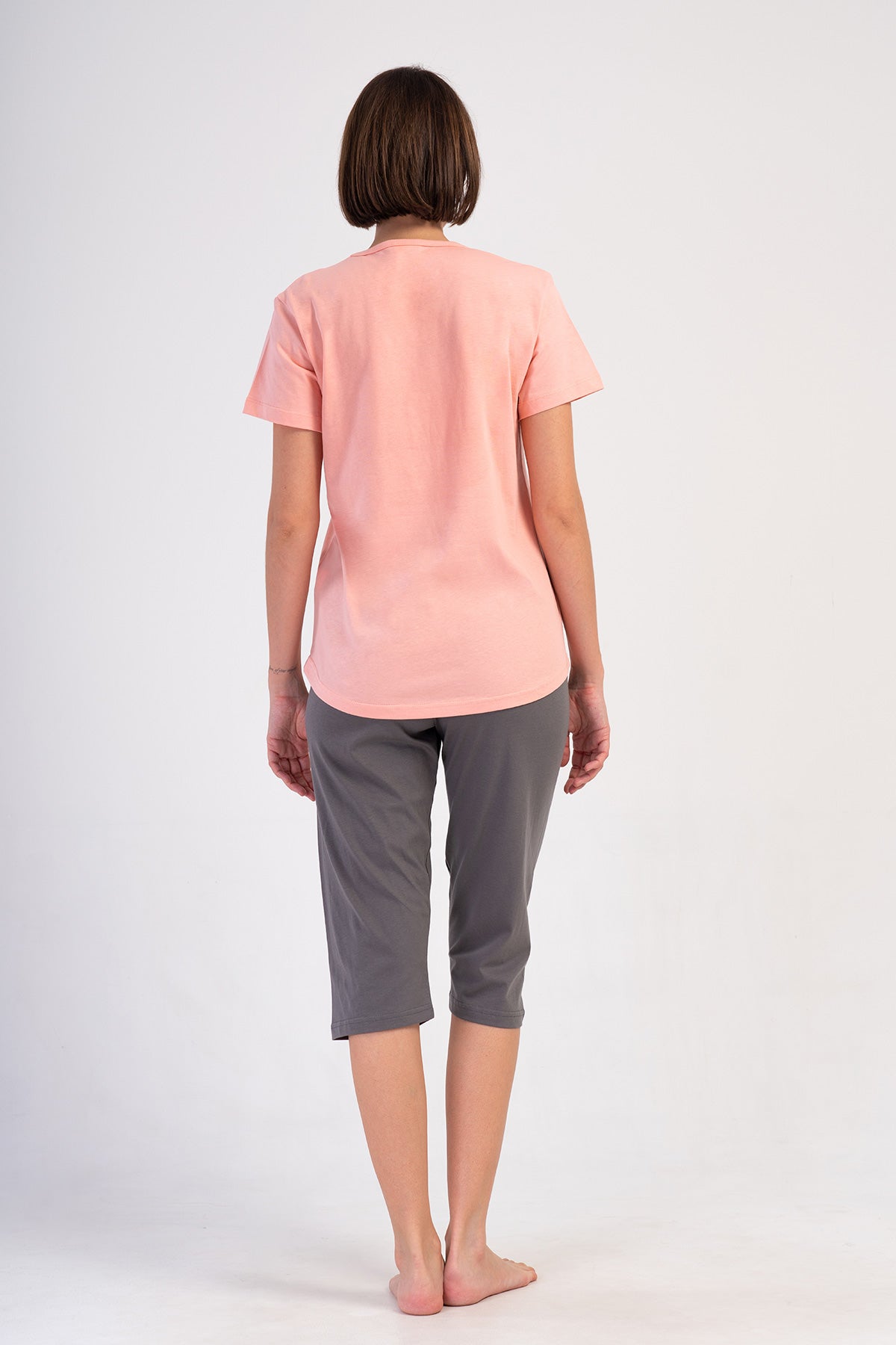 KADIN P.SUPREM O YAKA KISA KOL ETEGI OVAL KAPRI TAKIM