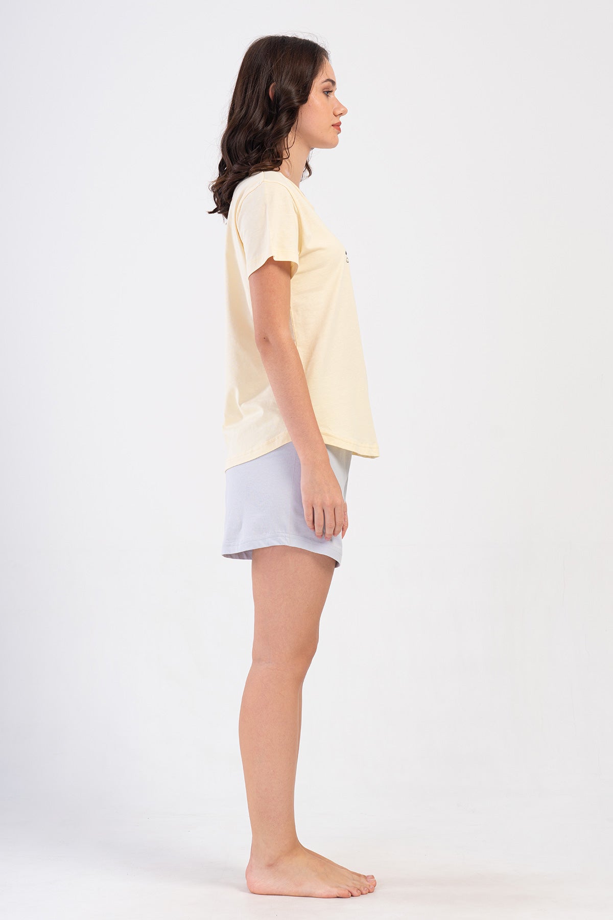 KADIN P.SUPREM O YAKA KISA KOL ETEGI OVAL SORT TAKIM