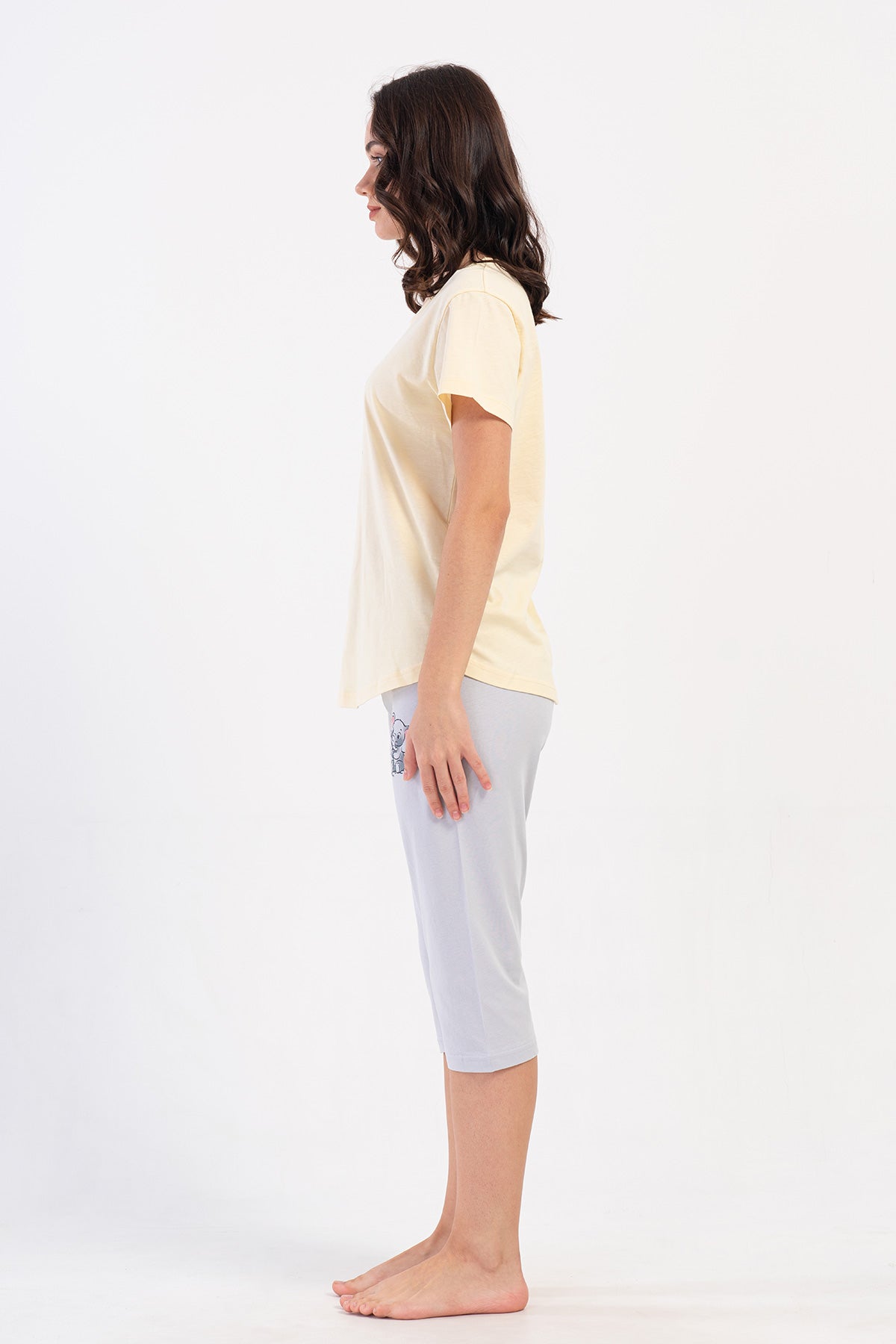 KADIN P.SUPREM O YAKA KISA KOL ETEGI OVAL KAPRI TAKIM