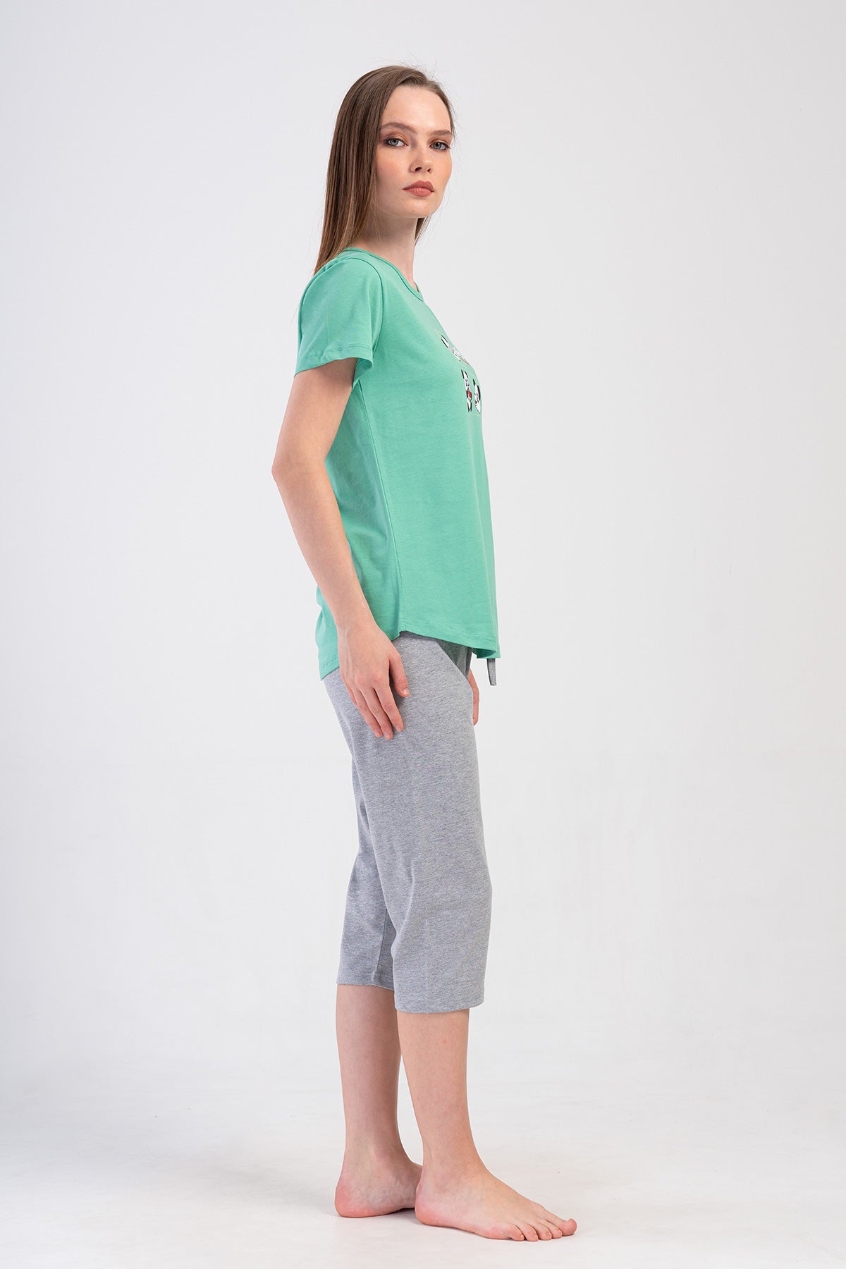 KADIN P.SUPREM O YAKA KISA KOL ETEGI OVAL KAPRI TAKIM