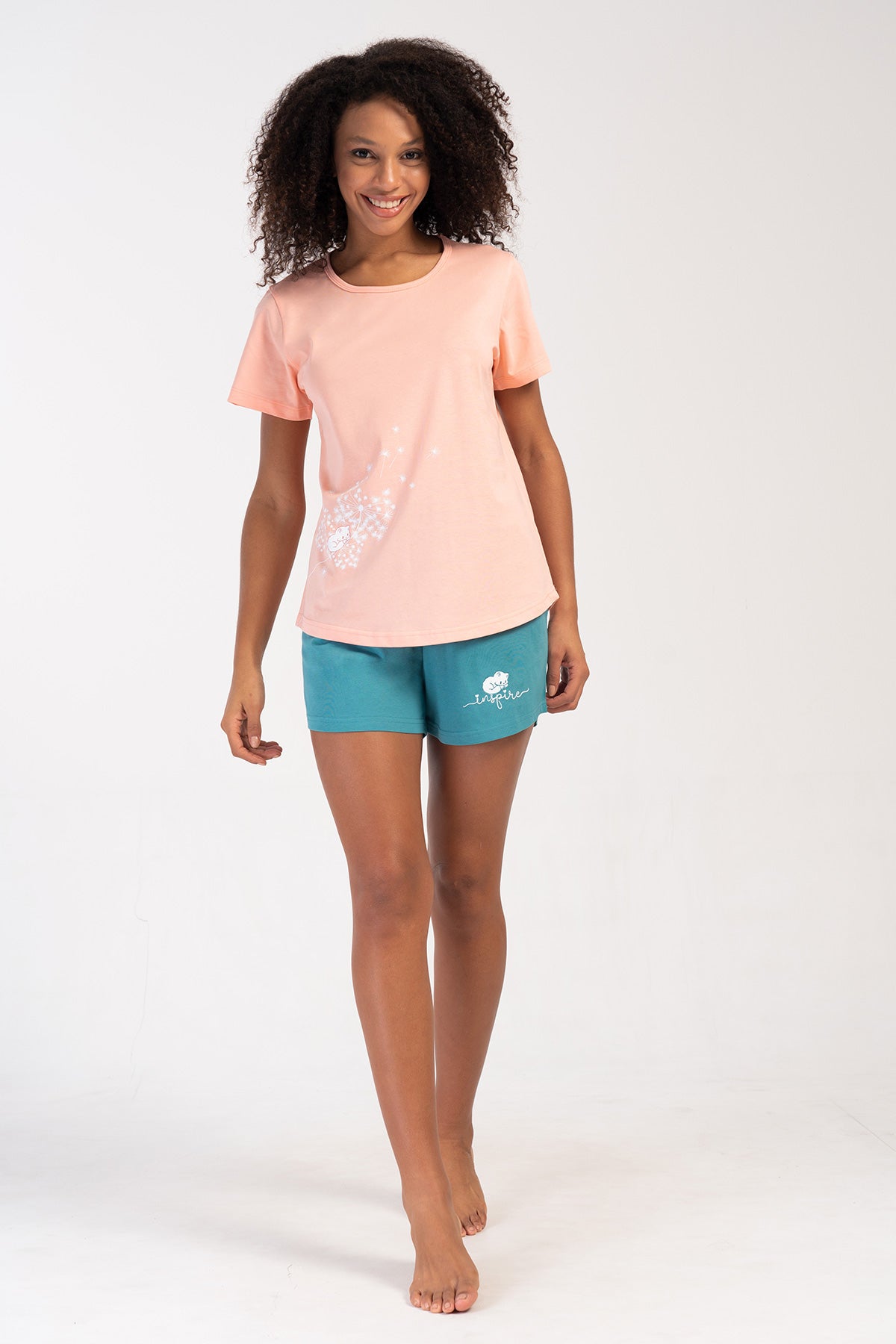 KADIN P.SUPREM O YAKA KISA KOL ETEGI OVAL SORT TAKIM