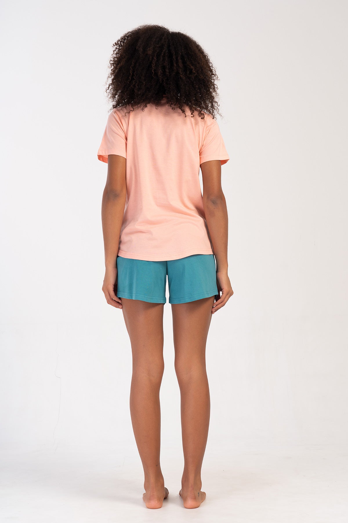 KADIN P.SUPREM O YAKA KISA KOL ETEGI OVAL SORT TAKIM