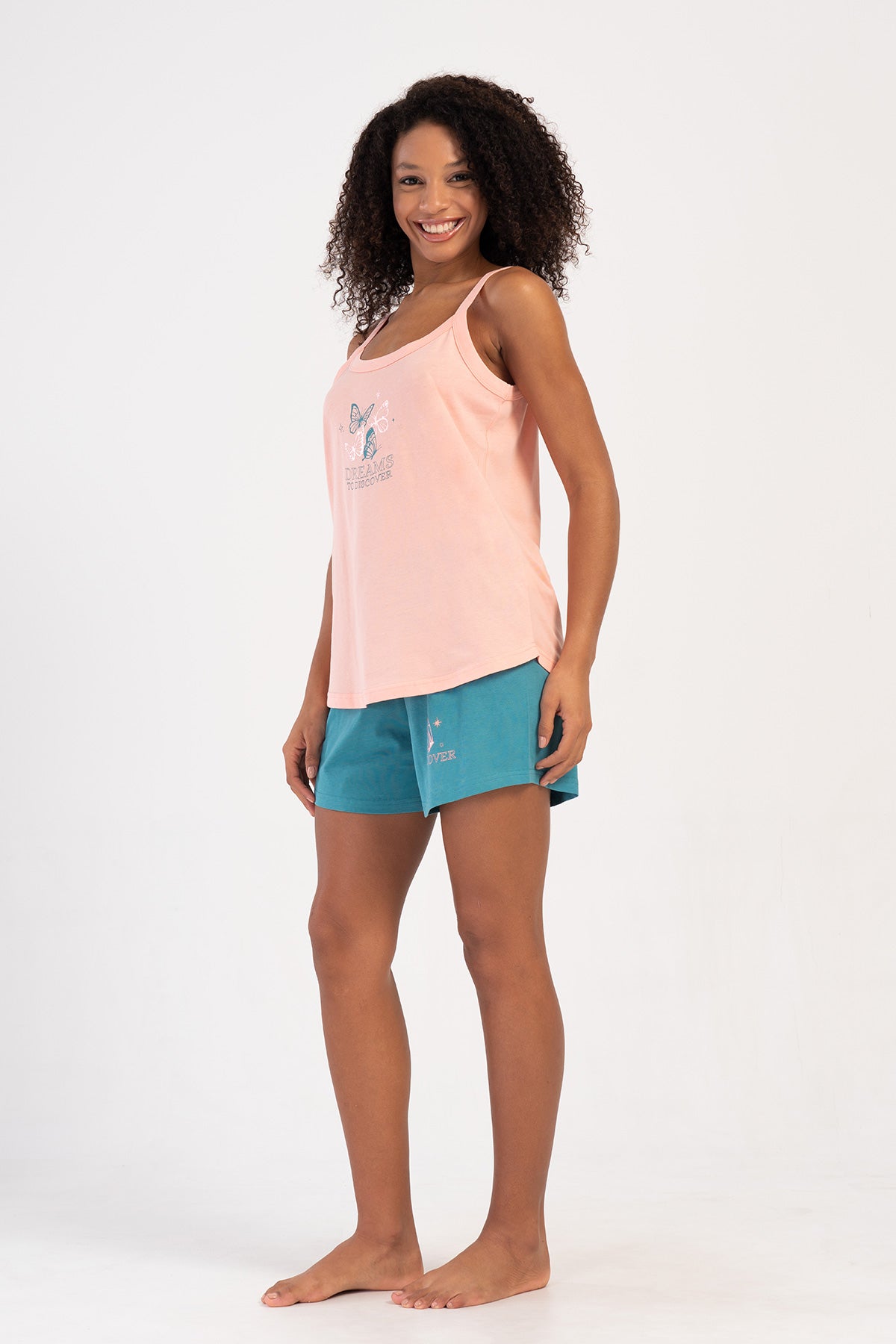 KADIN P.SUPREM XXL IP ASKILI ETEGI OVAL SORT TAKIM - BABY PINK