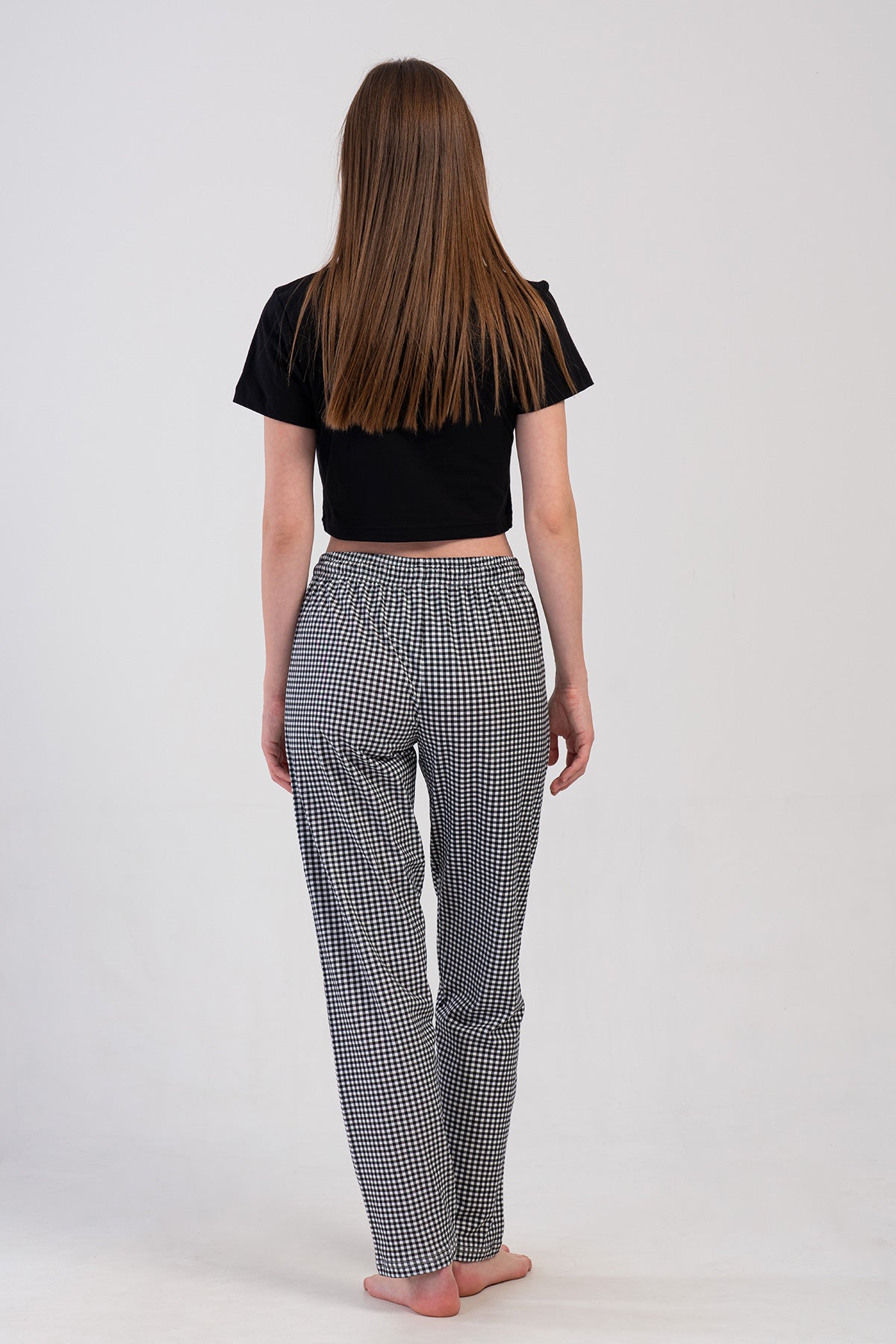 KADIN P.SUPREM CEPLI TEK ALT PIJAMA - SIYAH