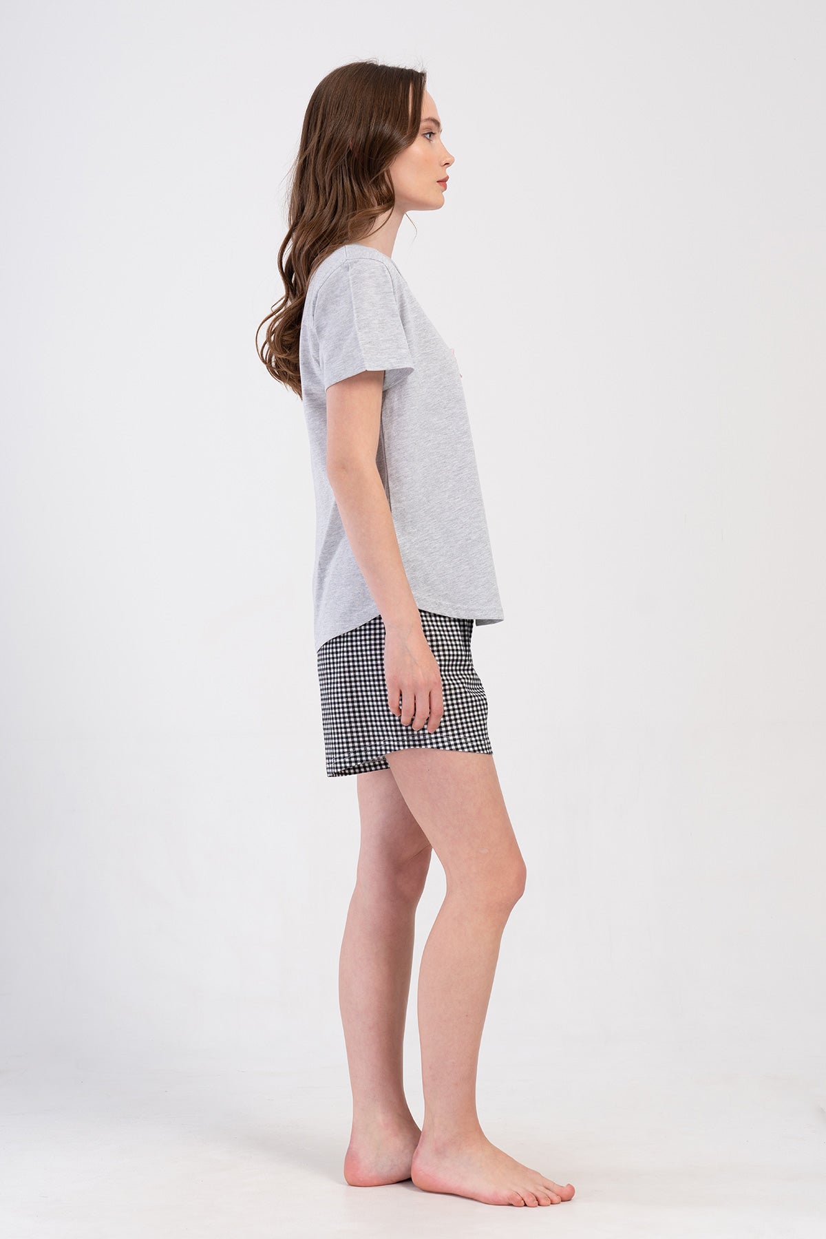 KADIN P.SUPREM XXL O YAKA KISA KOL ETEGI OVAL SORT TAKIM