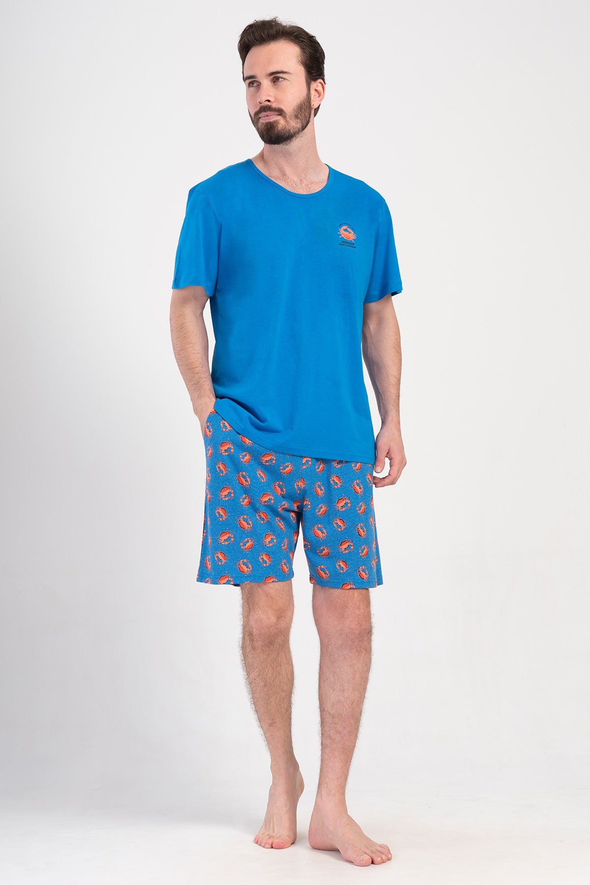 Man Supreme Muto O Neck Short Set