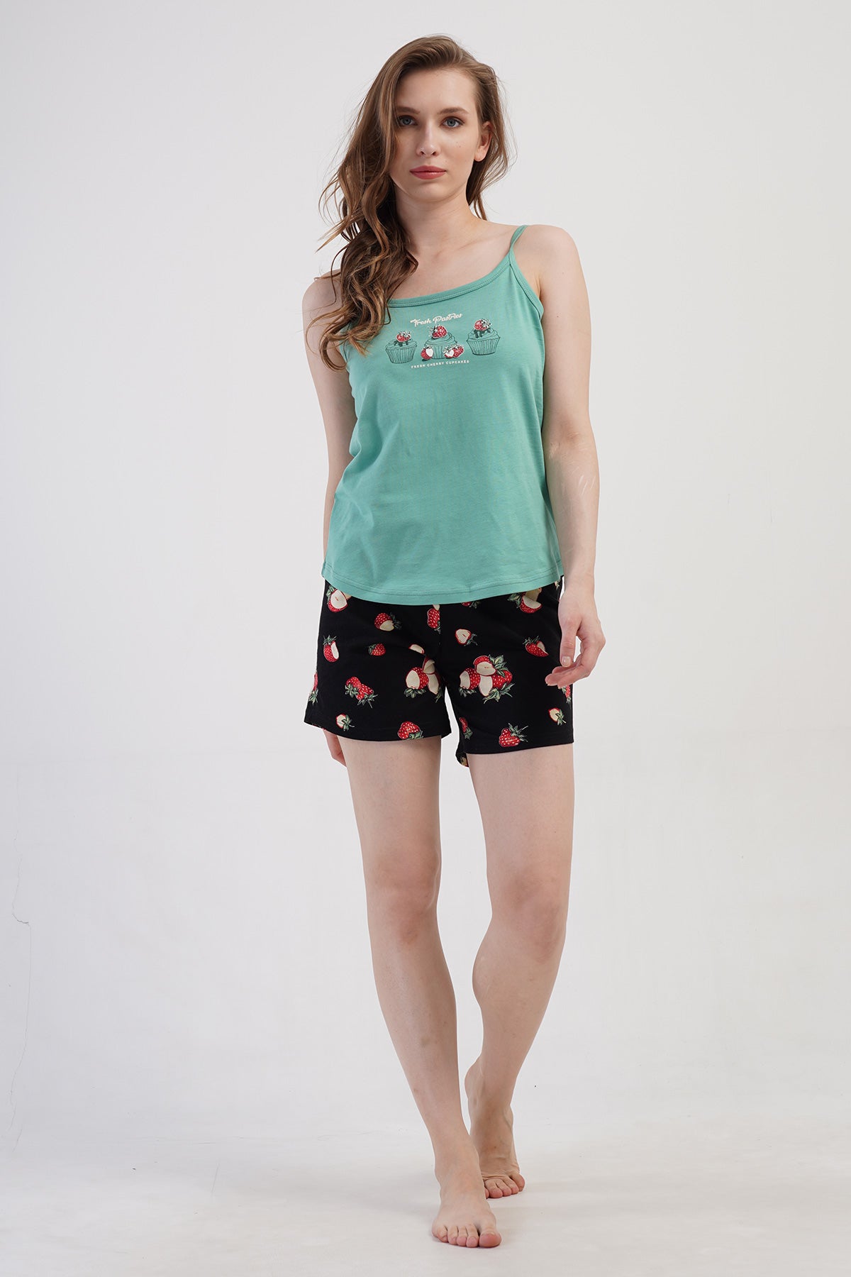 Woman Supreme Zeva Thin Strap Short Set