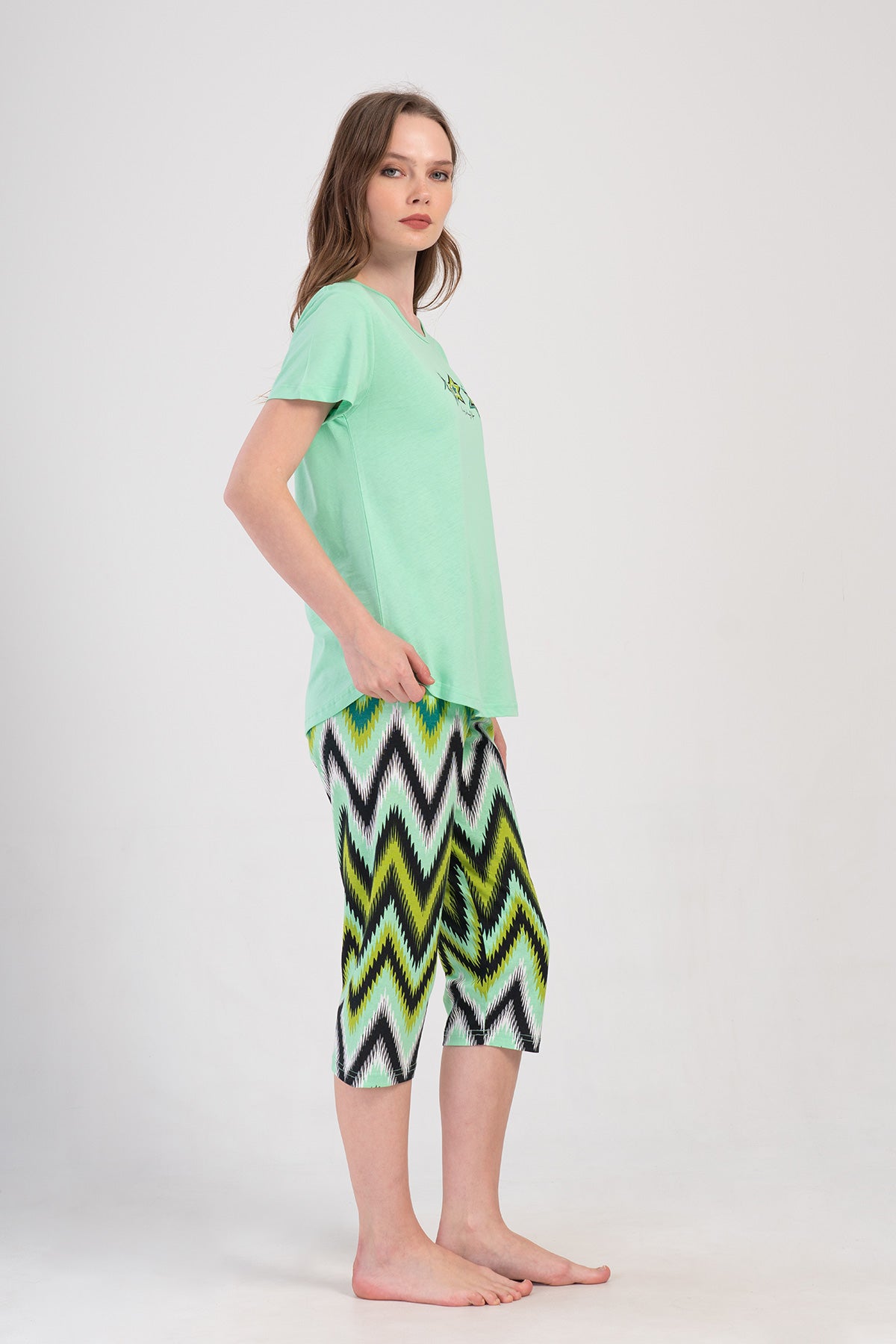 KADIN P.SUPREM O YAKA KISA KOL ETEGI OVAL KAPRI TAKIM