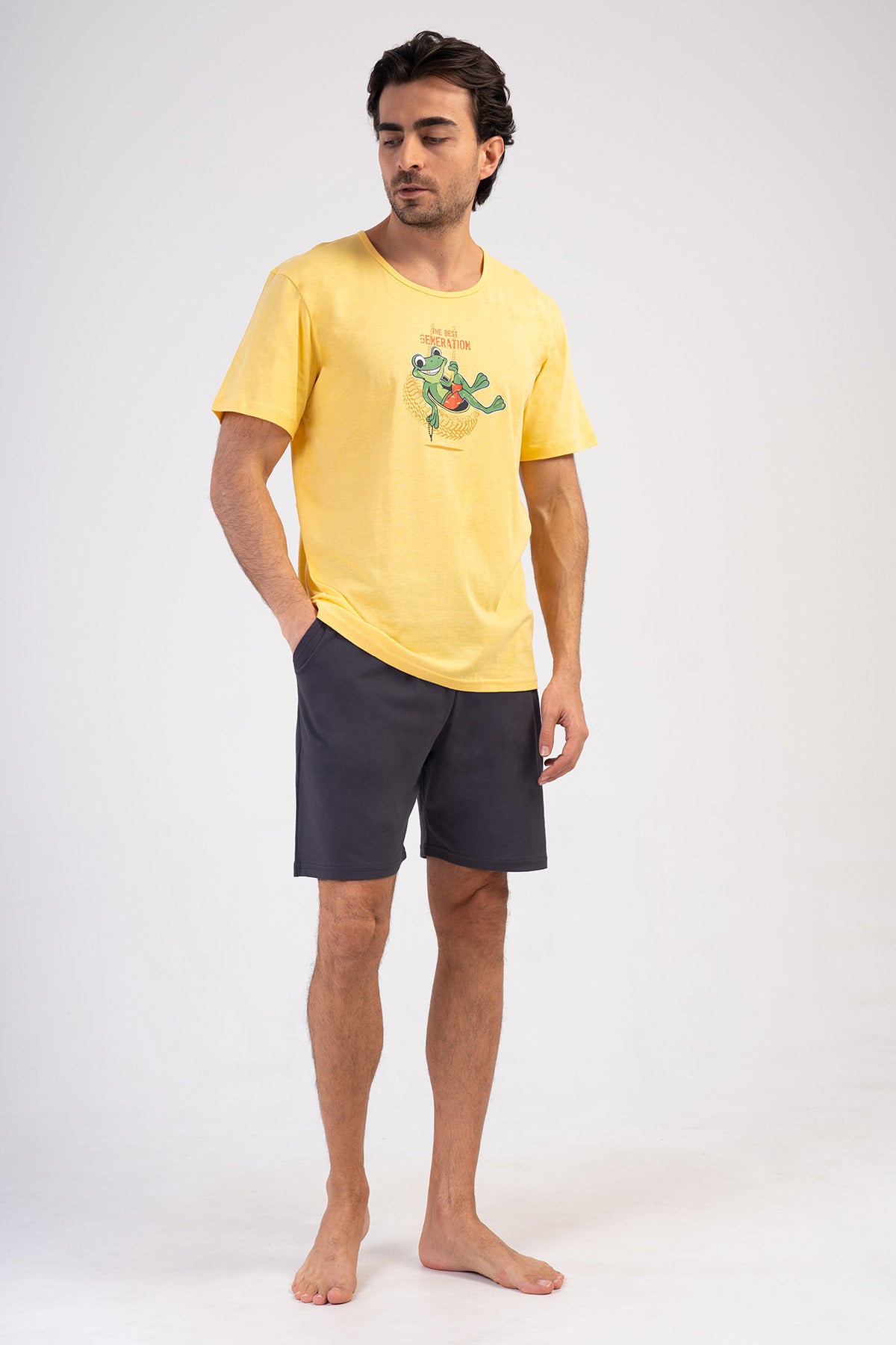 Man Supreme Bone Short Set