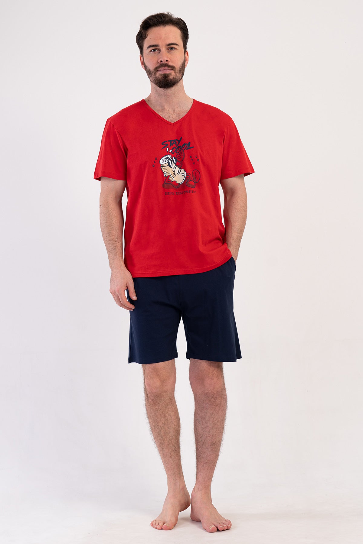 Man Supreme Big Size Deca Short Set
