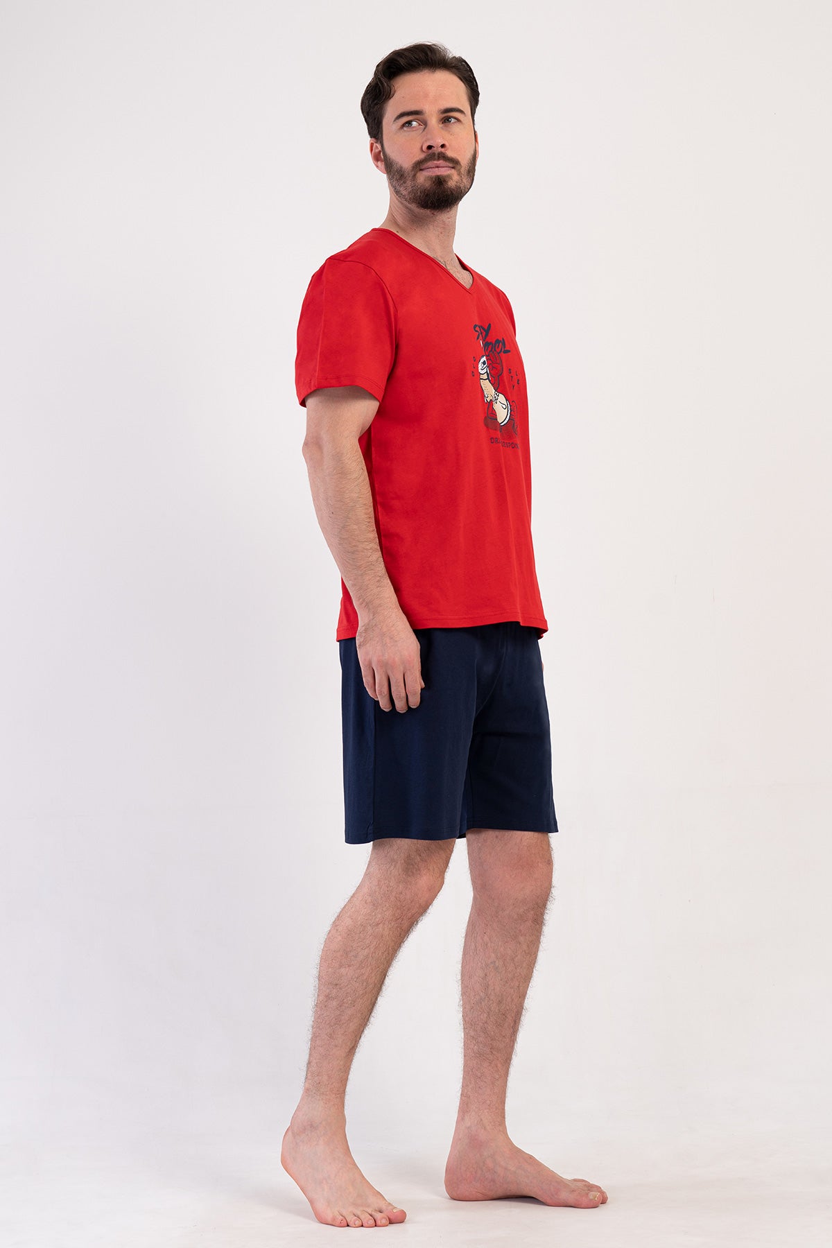 Man Supreme Big Size Deca Short Set