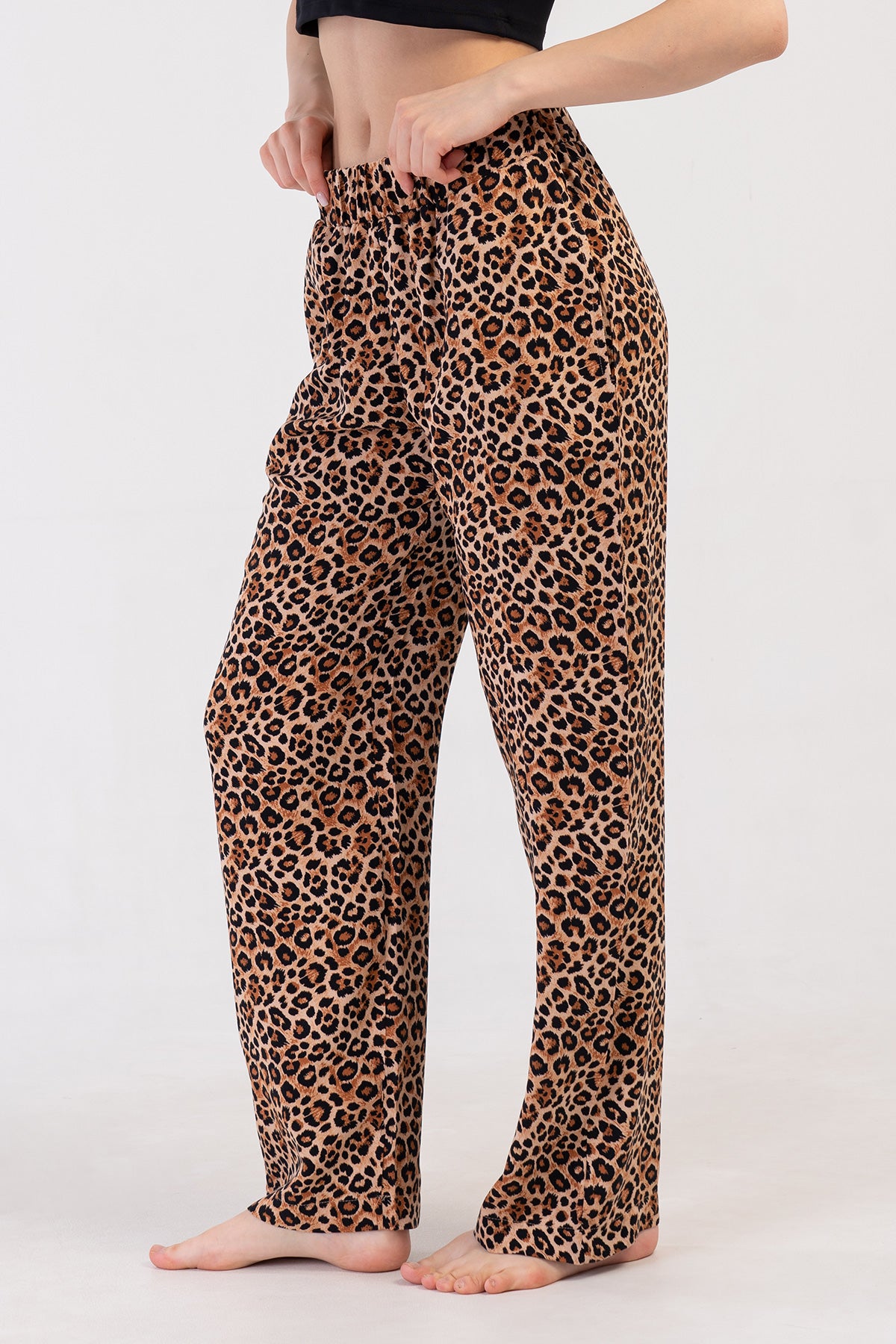KADIN VISCON CEPLI TEK ALT PIJAMA