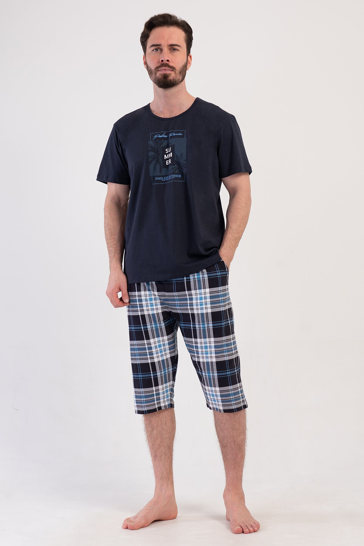 Man Supreme Summer Capri Set