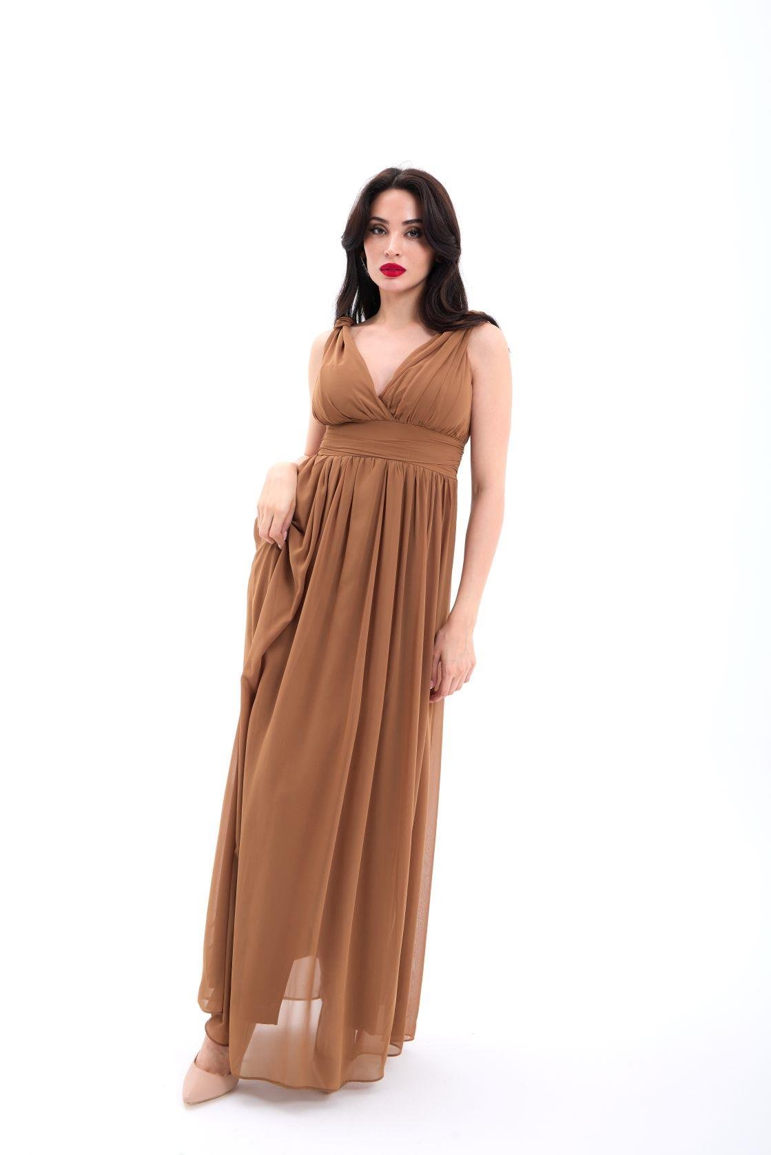 4662 ELBİSE-KAHVE KAHVE L