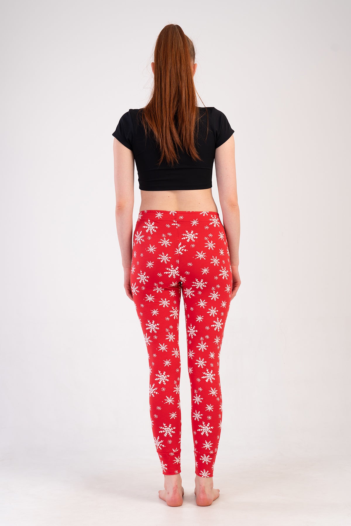 KADIN LYC SUPREM MANSETLI TEK ALT TAYT PIJAMA - YENI KIRMIZI