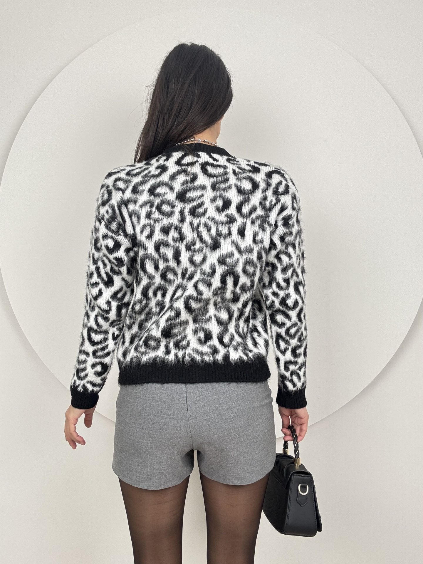 5023 LEOPAR DESEN KAZAK