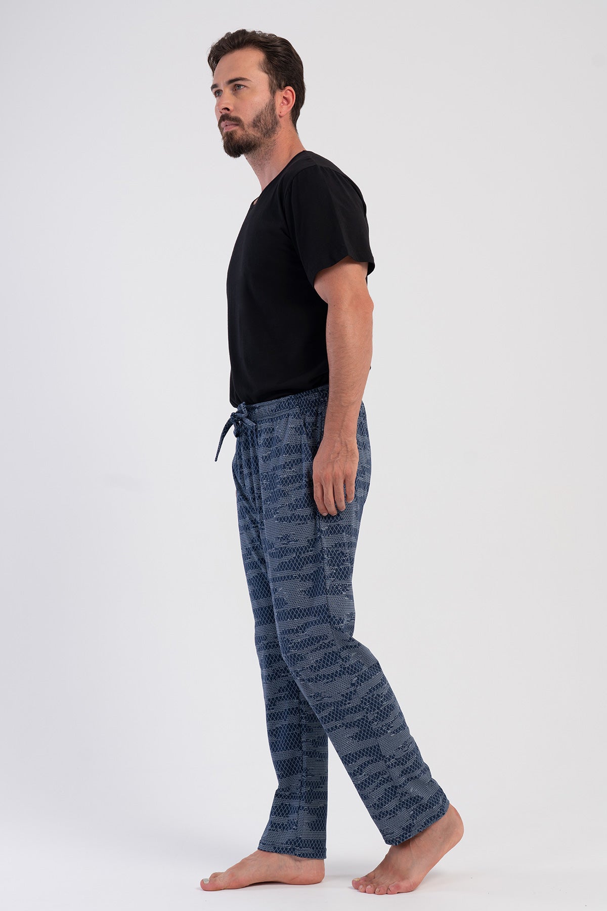 CEPLI ERKEK P.SUPREM XXL TEK ALT PIJAMA - Y.LACIVERT