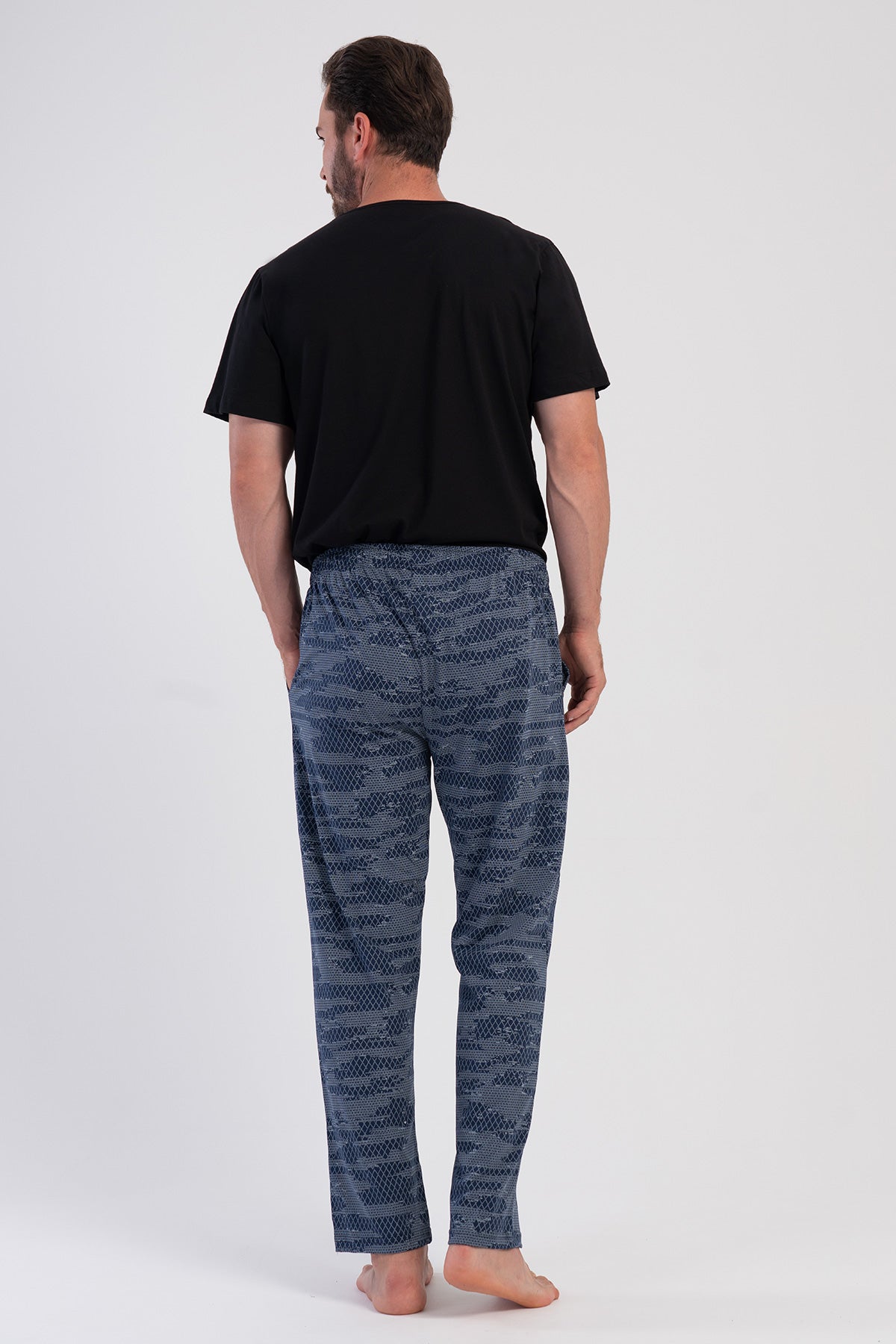 CEPLI ERKEK P.SUPREM XXL TEK ALT PIJAMA - Y.LACIVERT
