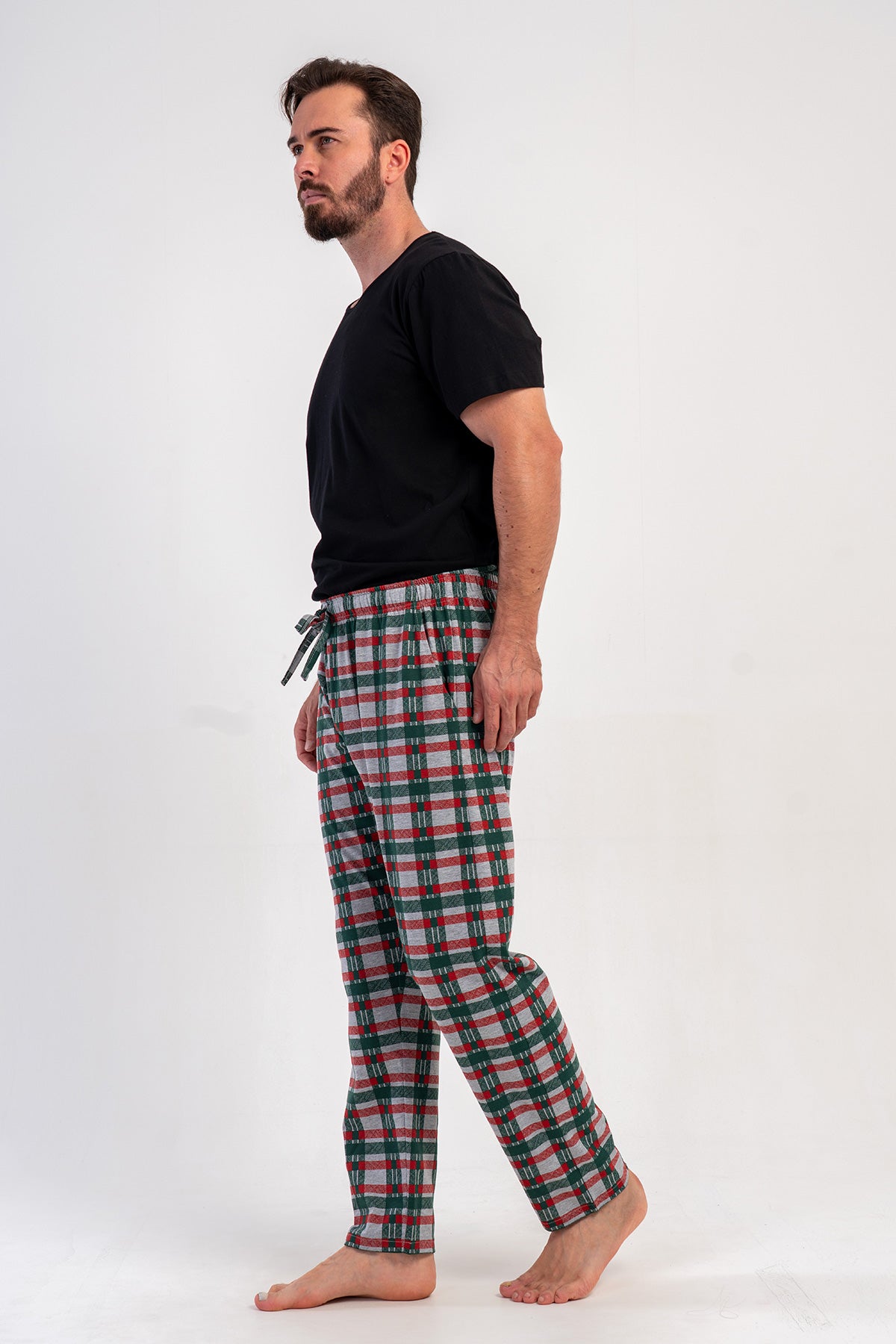 ERKEK P.SUPREM CEPLI TEK ALT PIJAMA - YESIL
