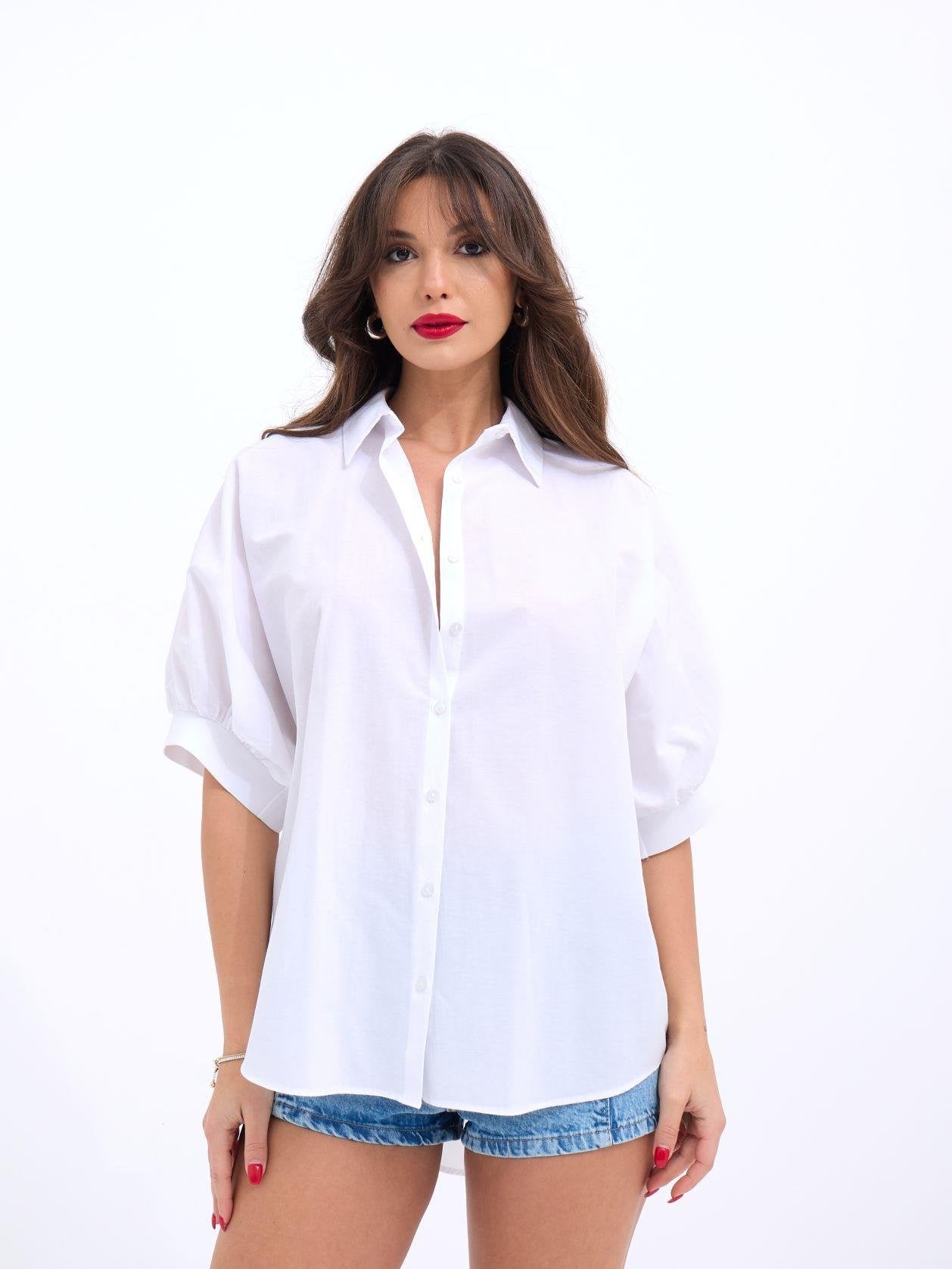 5190 GÖMLEK-BEYAZ BEYAZ L