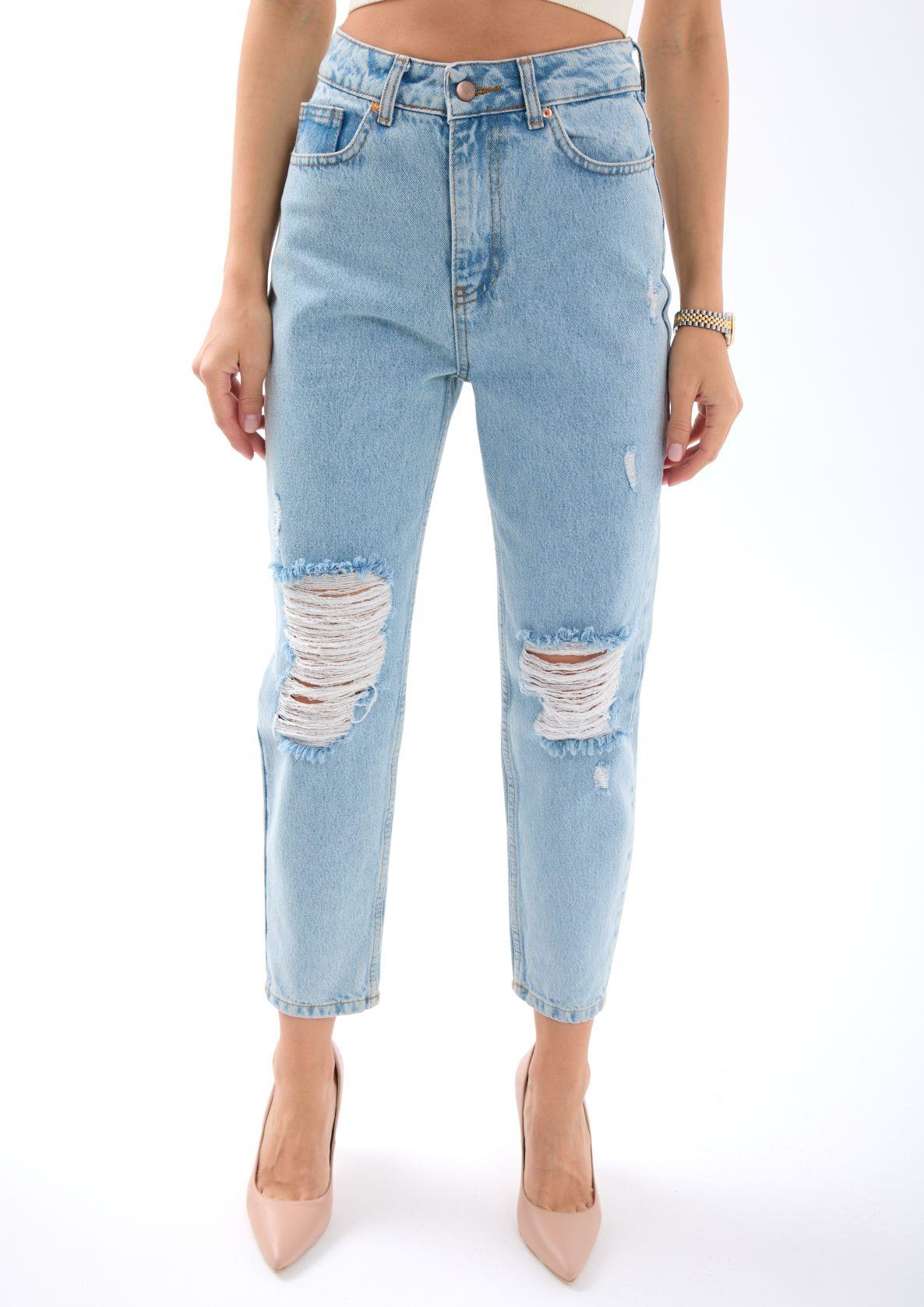 5780 DENİM MOM FIT-MAVİ