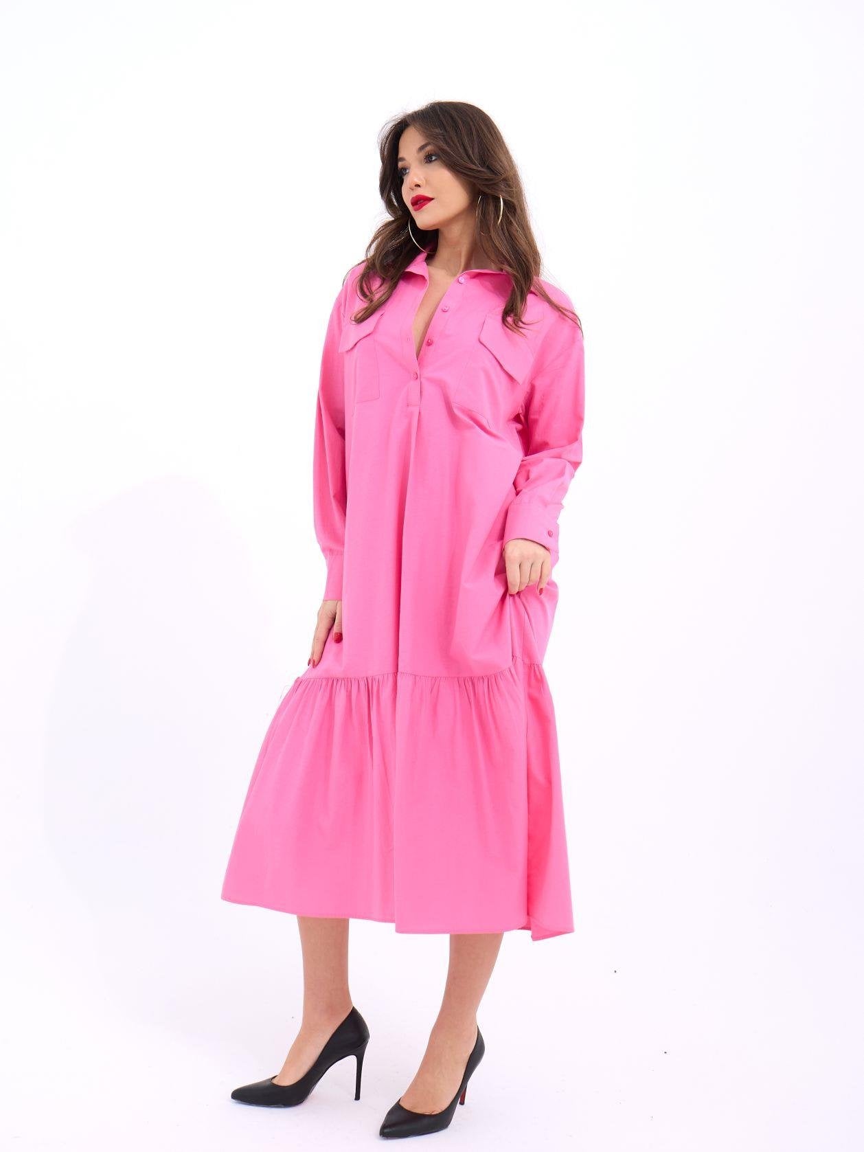 5855 ELBİSE-PEMBE