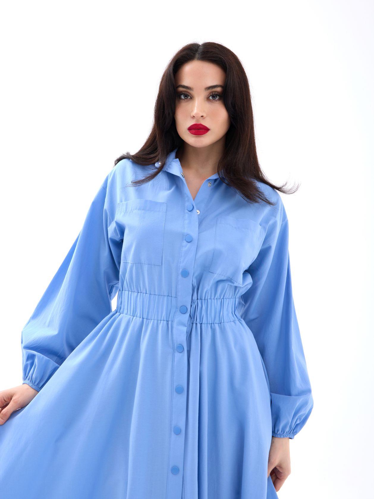 5903 ELBİSE-KOYU MAVİ