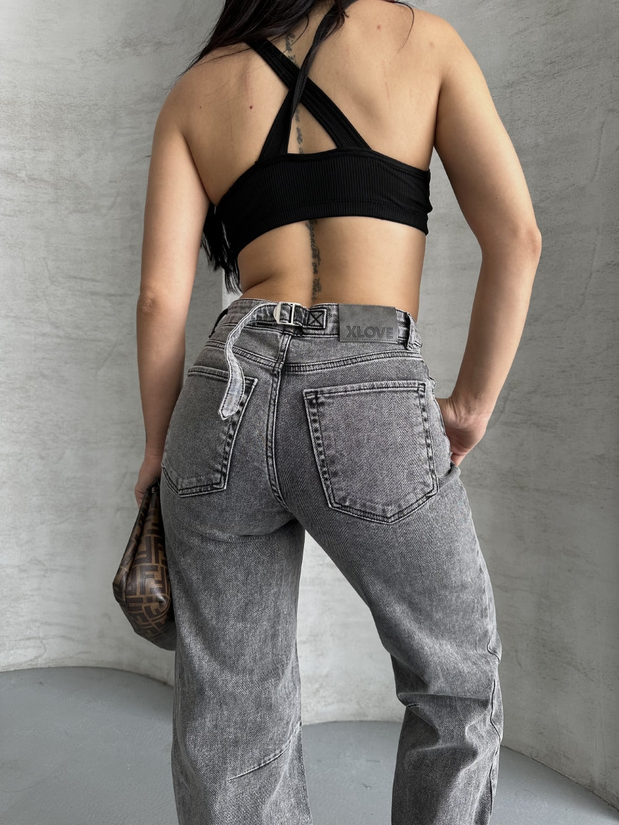 Dizi Pensli Baggy Kot Pantolon 7088