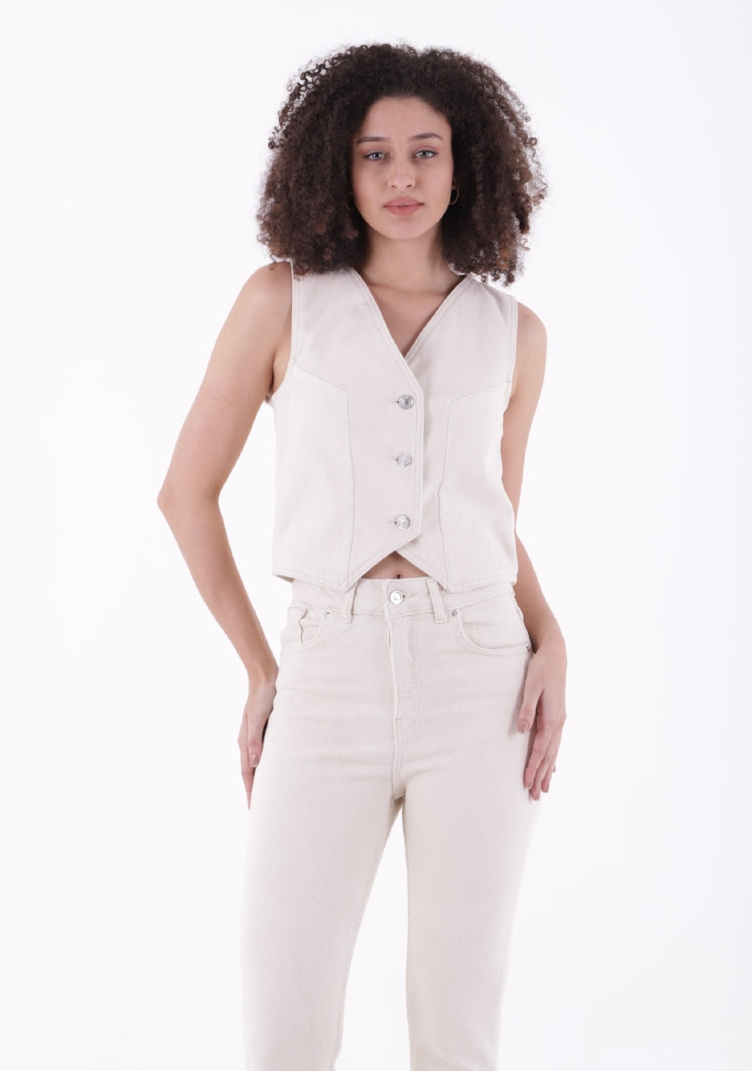 Kısa Boy Skinny Kot Pantolon 810 - Naturel - (26-31) - 5